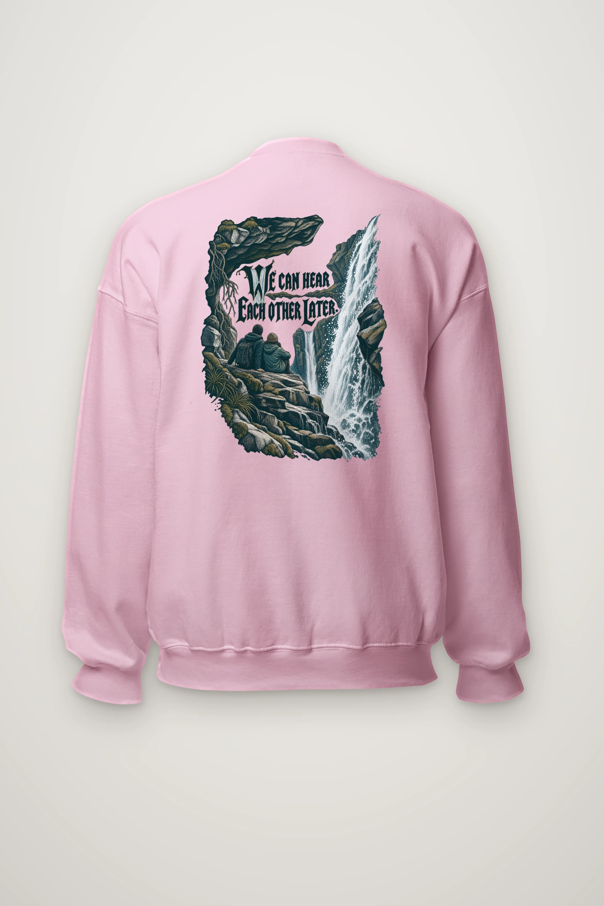 "We Can Hear Each Other Later" Heavy Blend Unisex Crewneck Sweatshirt