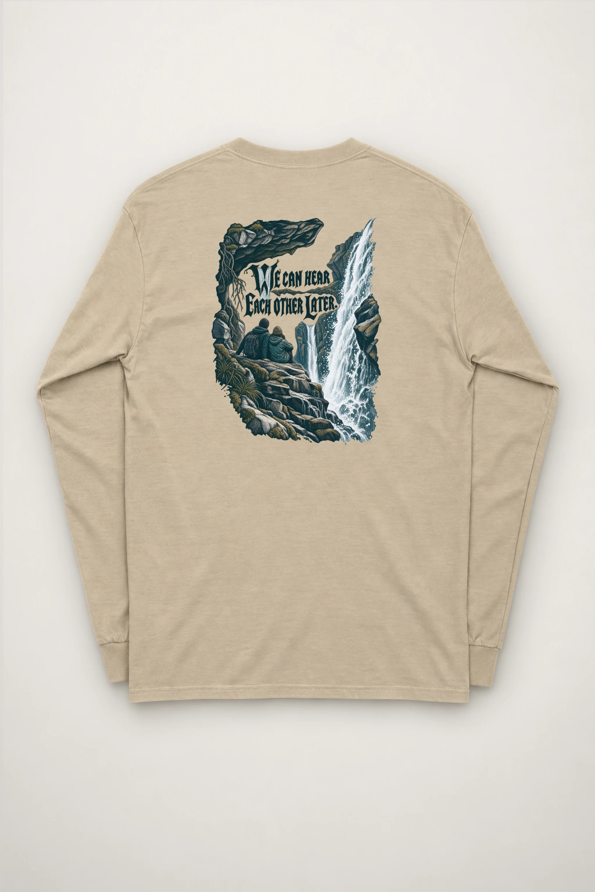 "We Can Hear Each Other Later" Unisex Longsleeve T-shirt