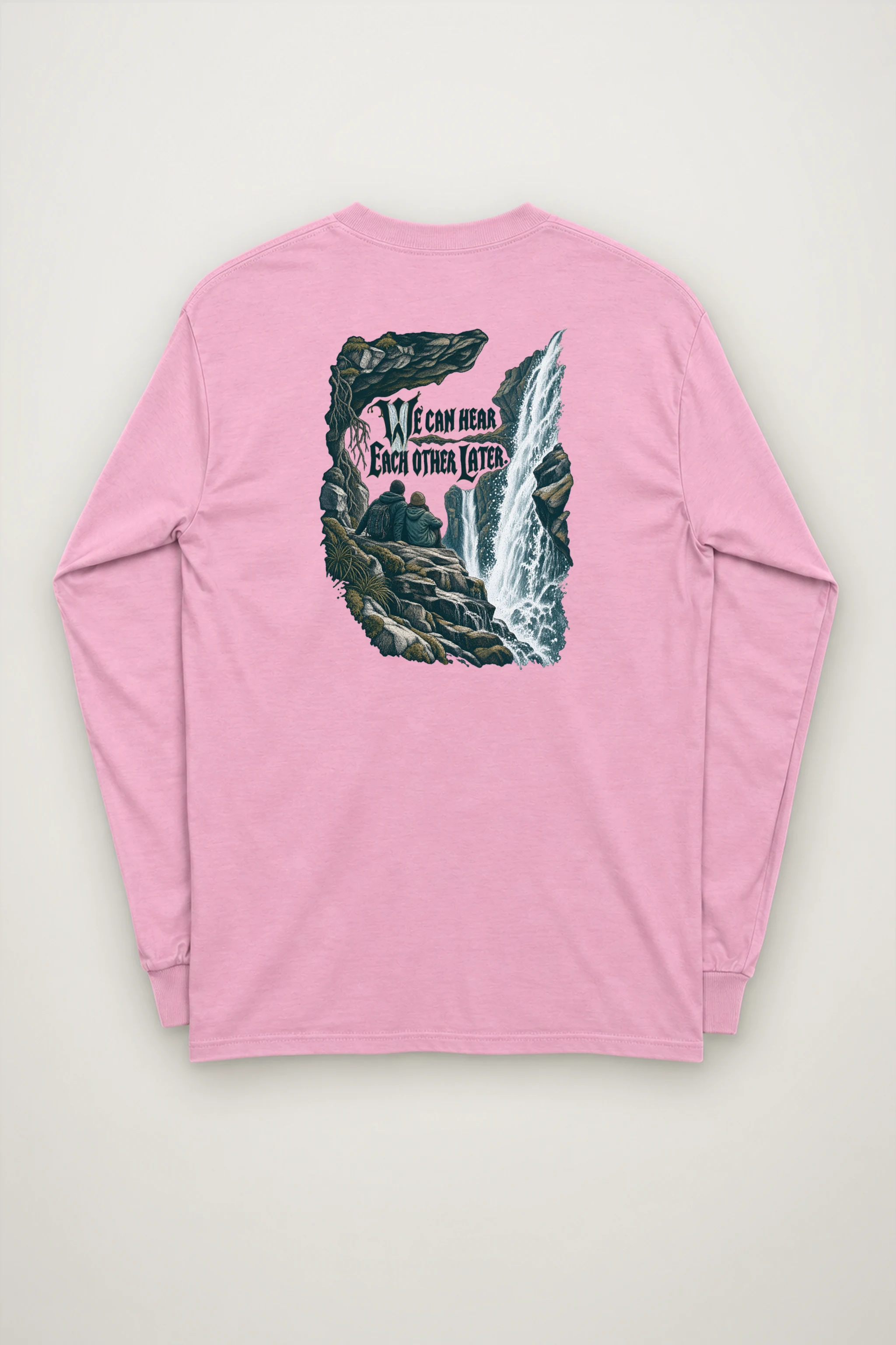 "We Can Hear Each Other Later" Unisex Longsleeve T-shirt