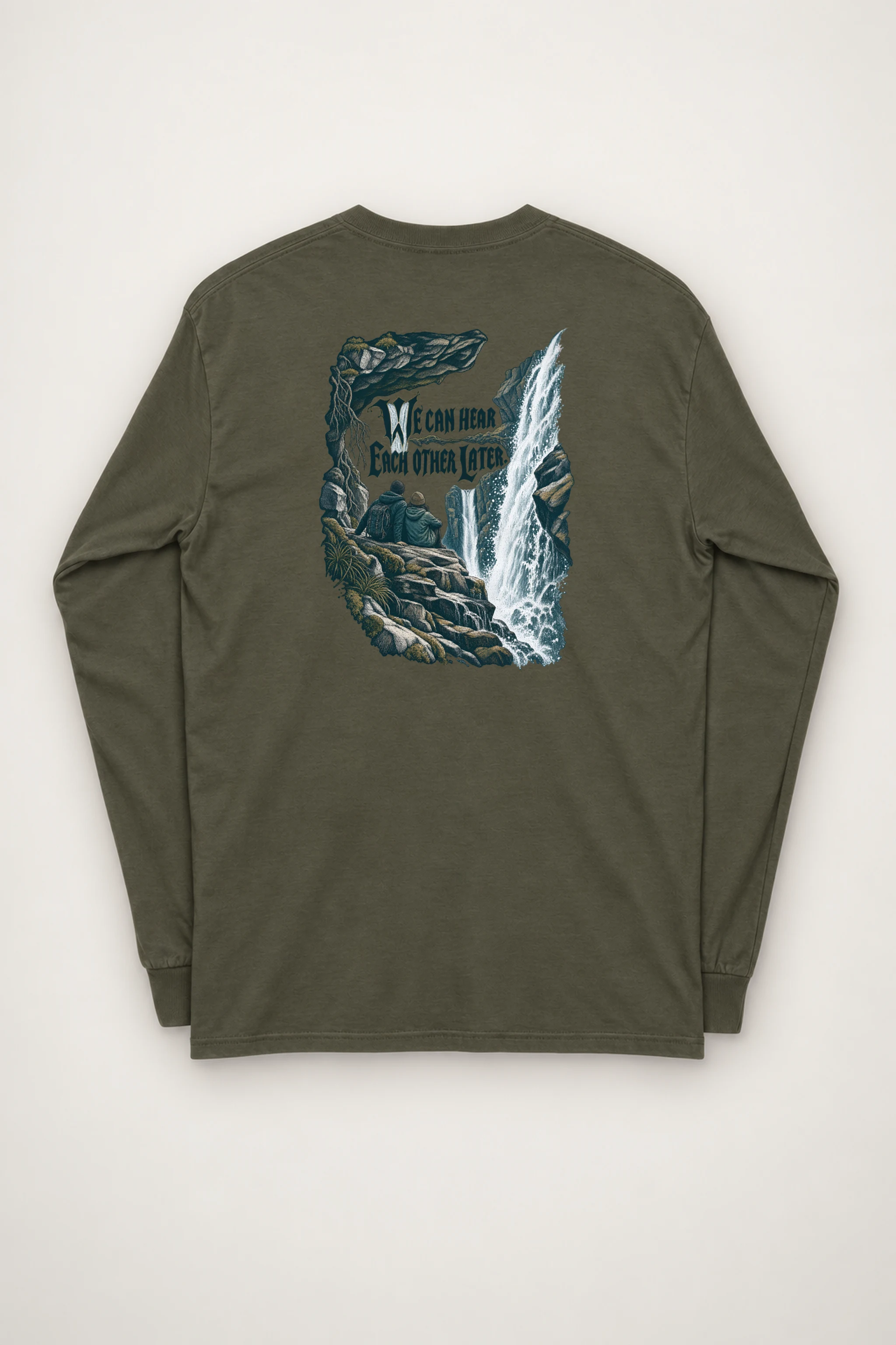 "We Can Hear Each Other Later" Unisex Longsleeve T-shirt