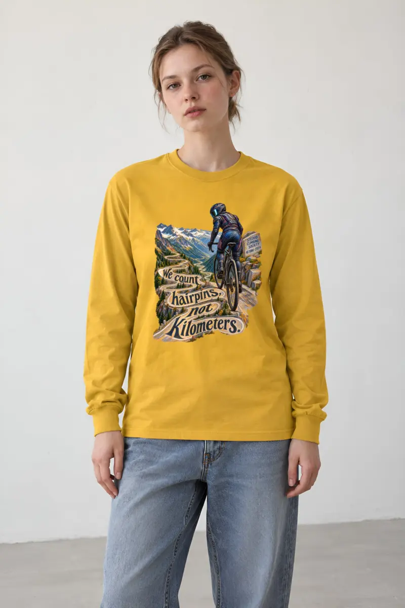 "We Count Hairpins" Unisex Longsleeve T-shirt