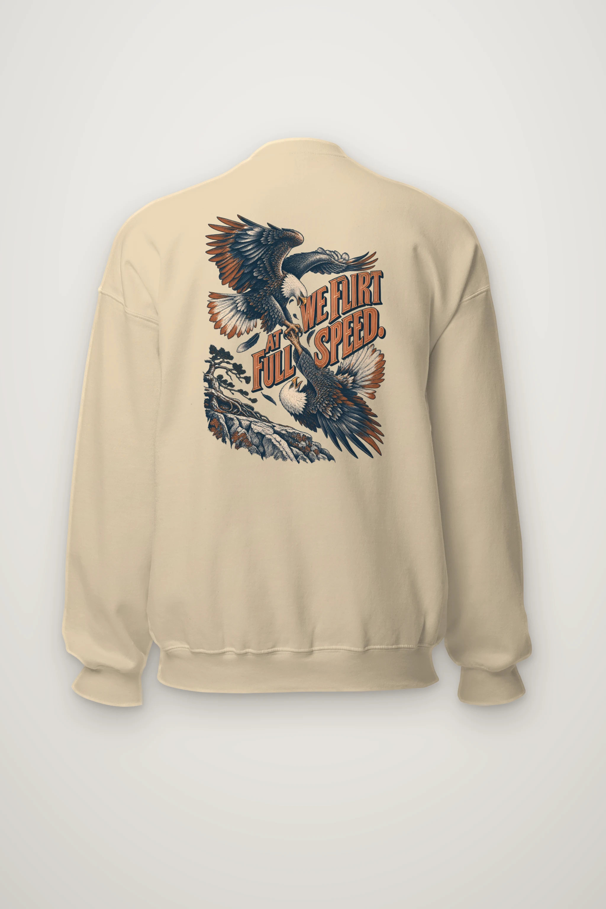 "We Flirt At Full Speed" Heavy Blend Unisex Crewneck Sweatshirt