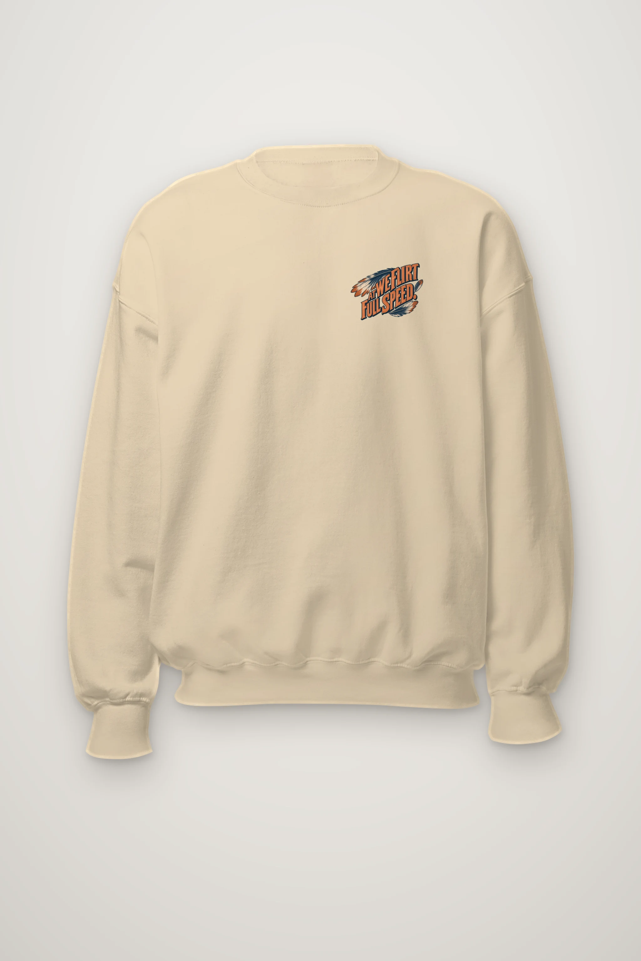 "We Flirt At Full Speed" Heavy Blend Unisex Crewneck Sweatshirt