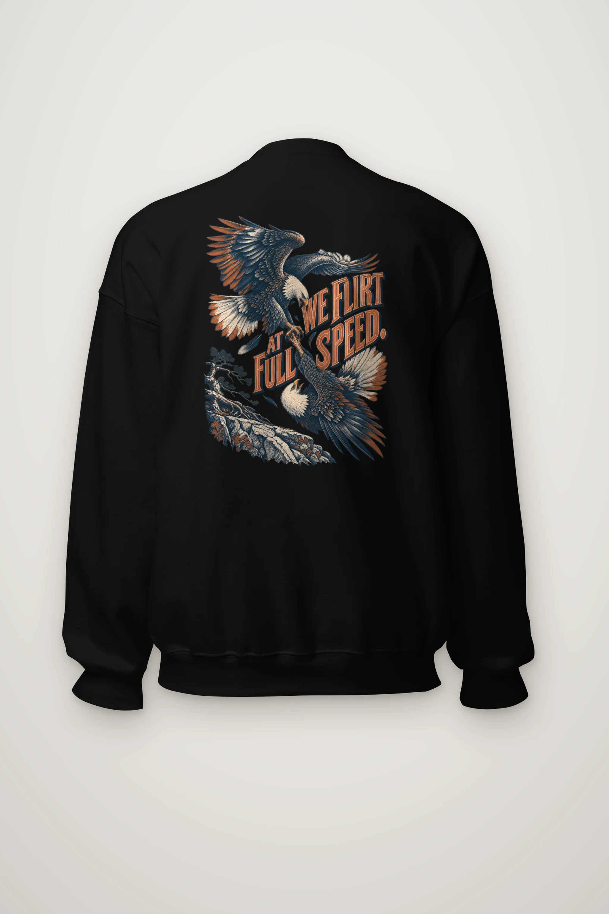 "We Flirt At Full Speed" Heavy Blend Unisex Crewneck Sweatshirt