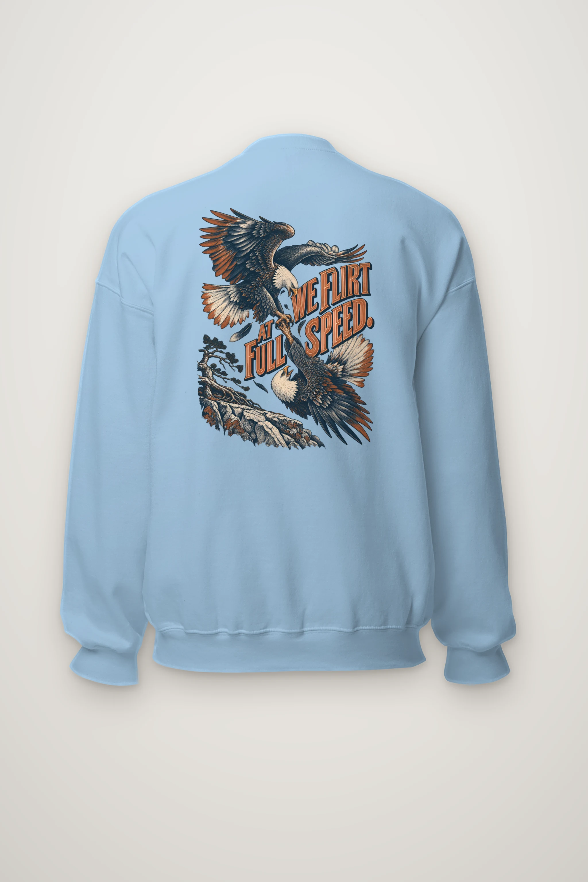 "We Flirt At Full Speed" Heavy Blend Unisex Crewneck Sweatshirt