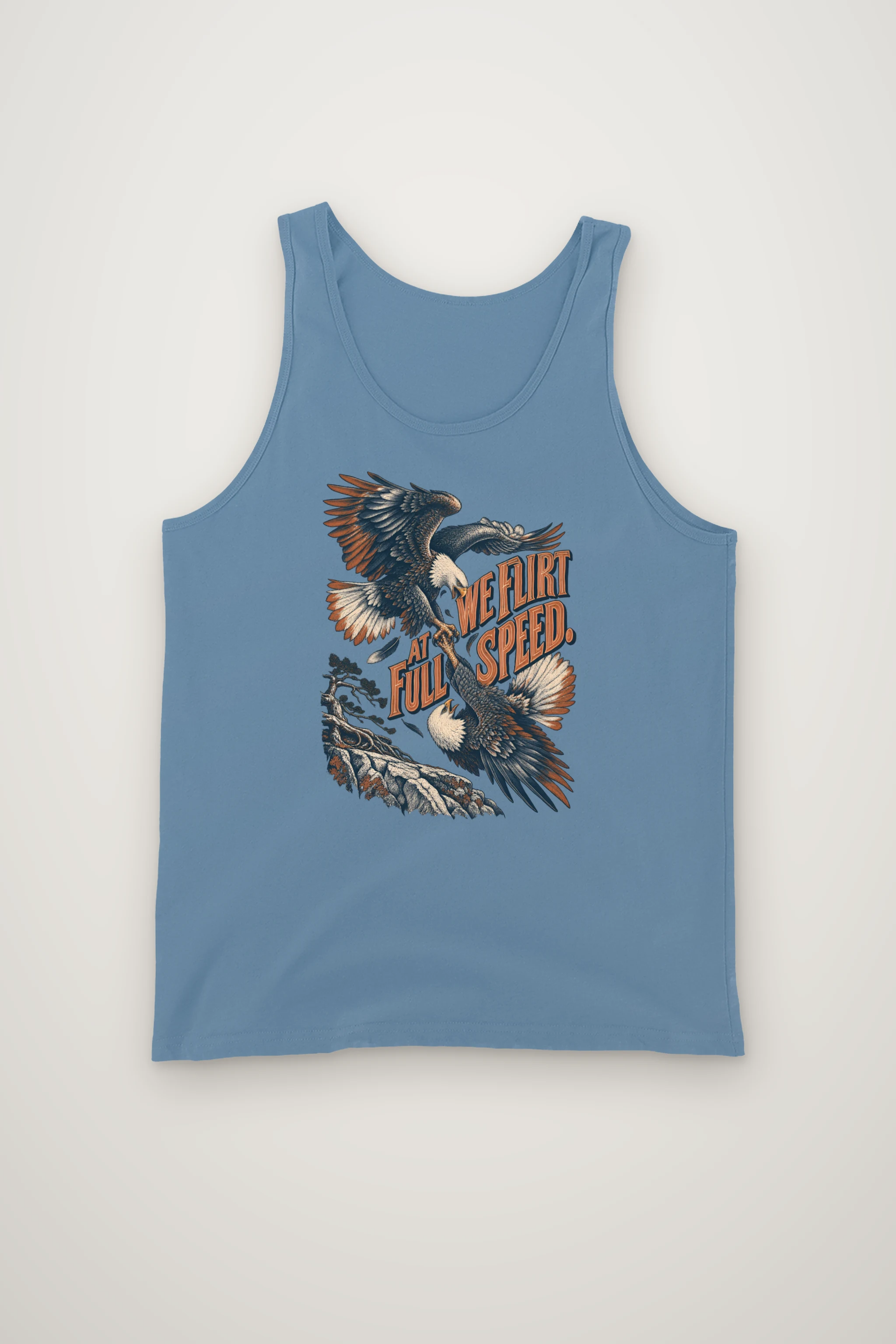 "We Flirt at Full Speed" Unisex Jersey Tank