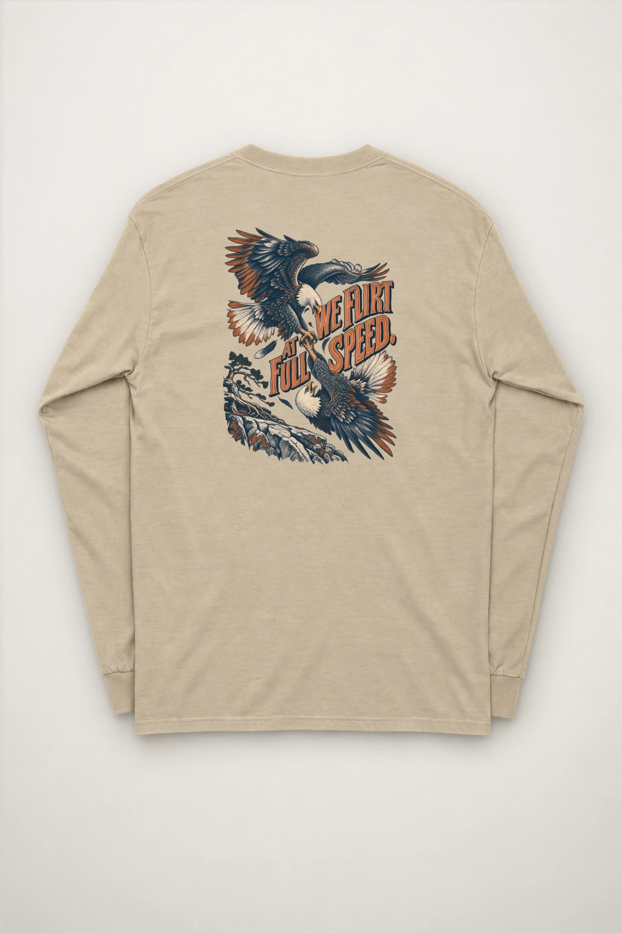 "We Flirt At Full Speed" Unisex Longsleeve T-shirt