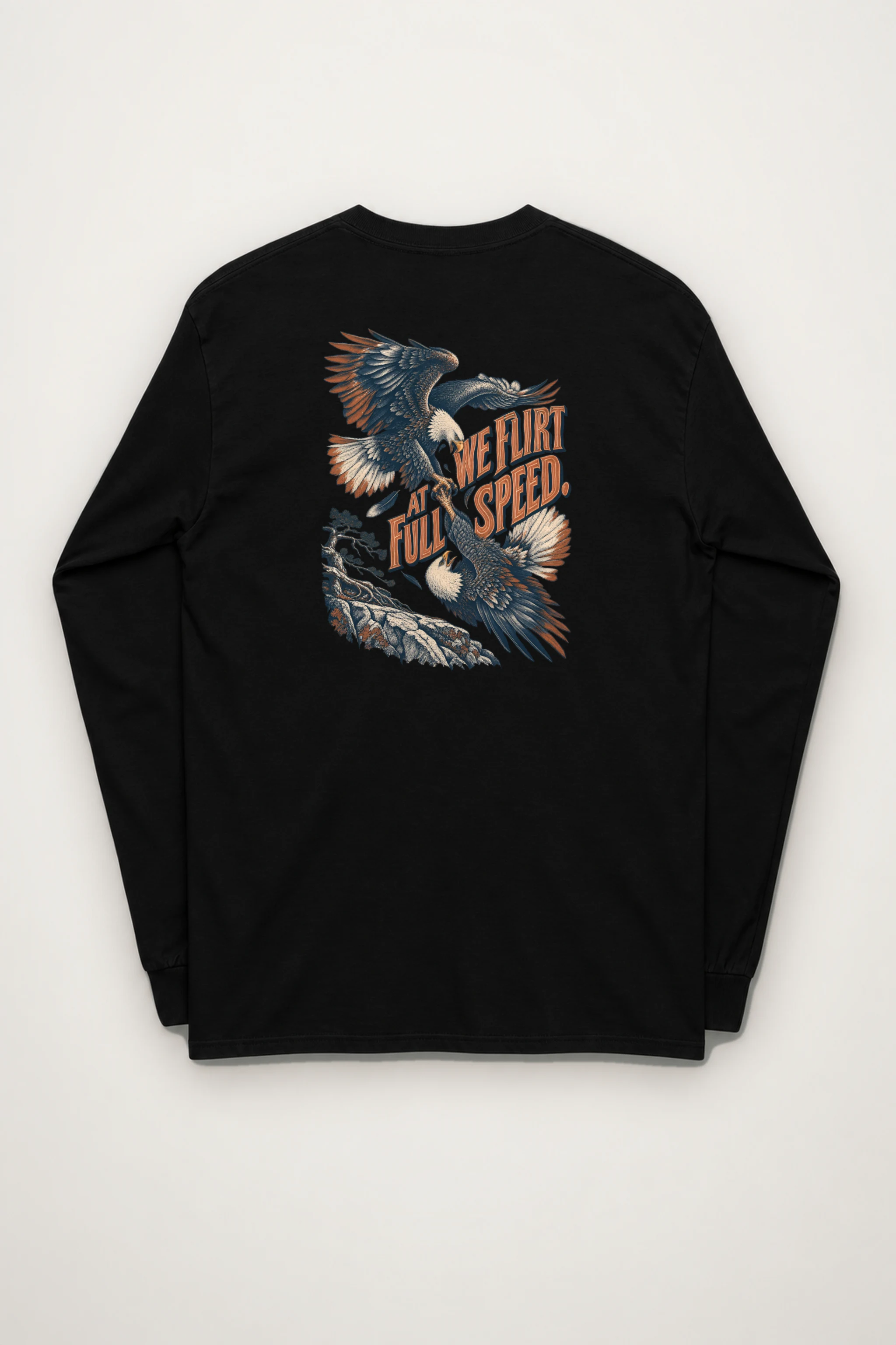 "We Flirt At Full Speed" Unisex Longsleeve T-shirt