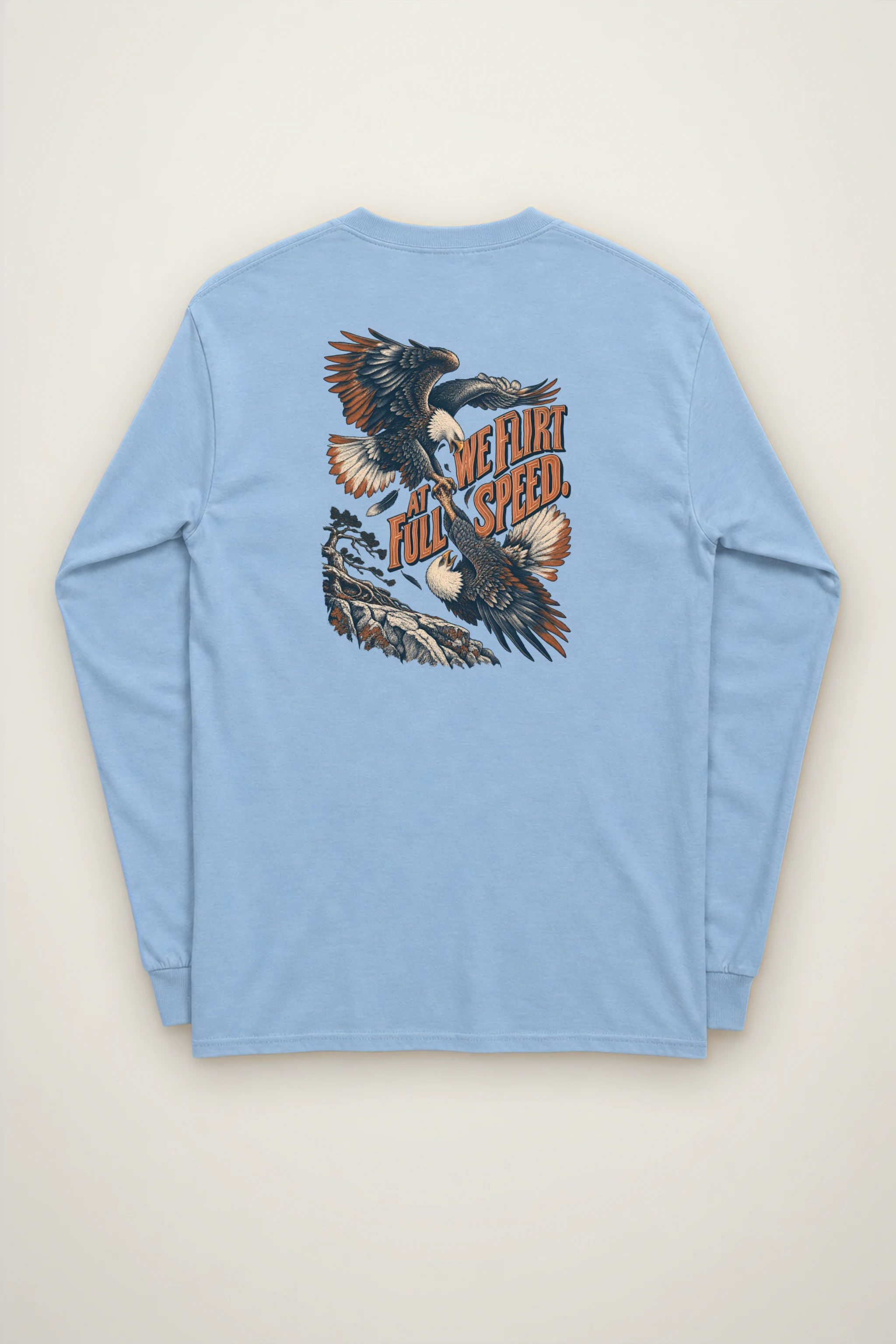"We Flirt At Full Speed" Unisex Longsleeve T-shirt