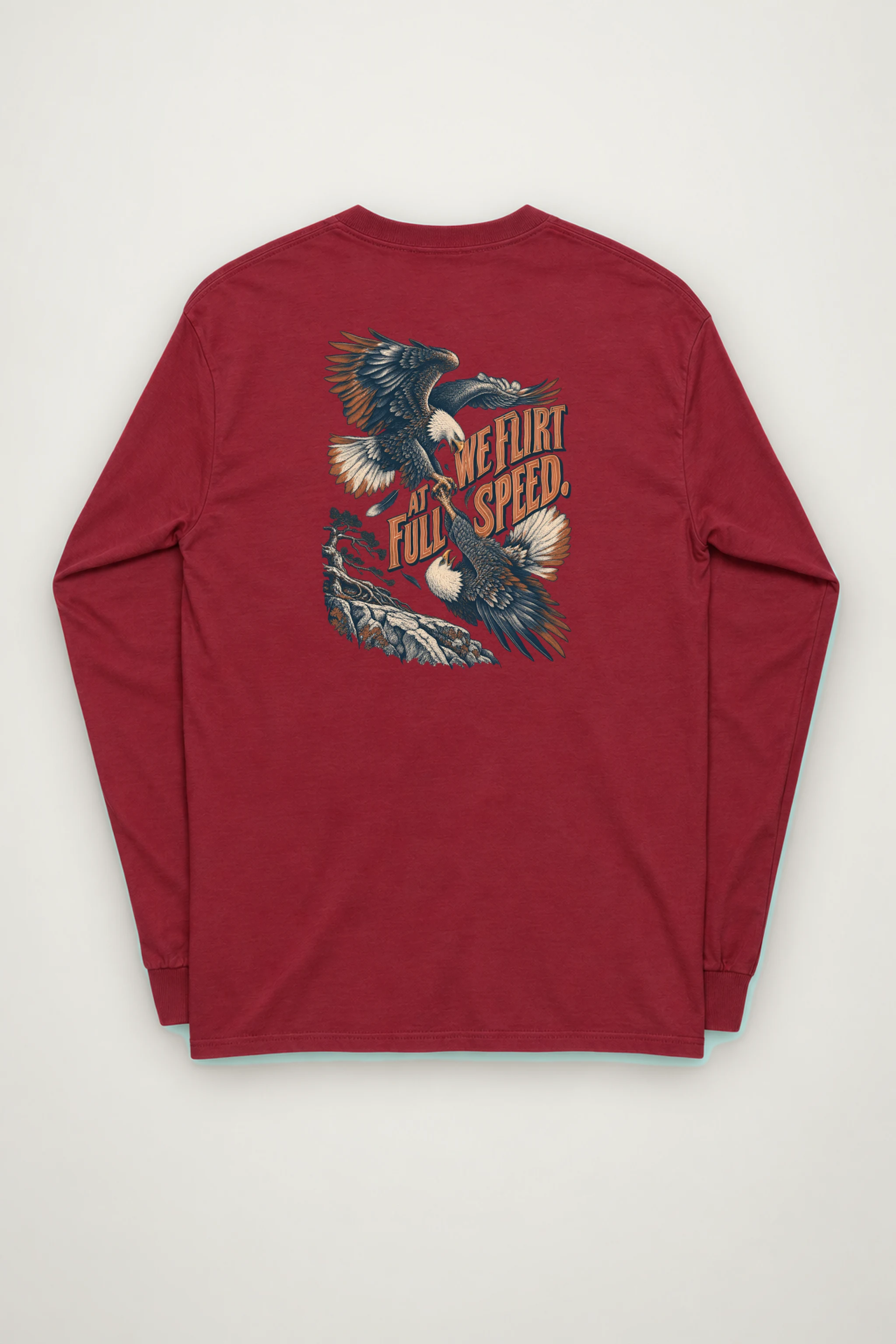 "We Flirt At Full Speed" Unisex Longsleeve T-shirt