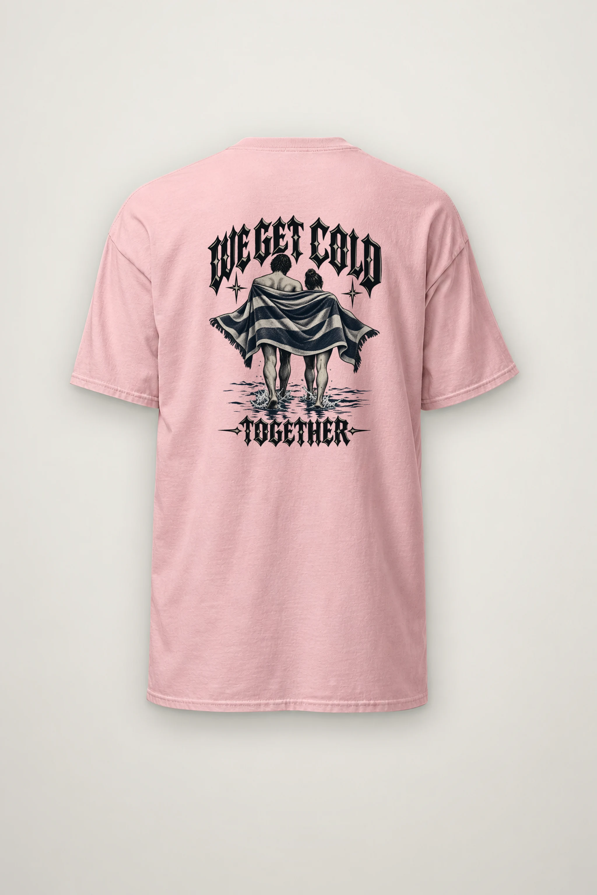 "We Get Cold Together" Heavyweight Unisex Crewneck T-shirt