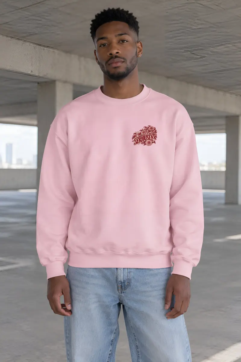 "We Took the Flowers Seriously" Heavy Blend Unisex Crewneck Sweatshirt