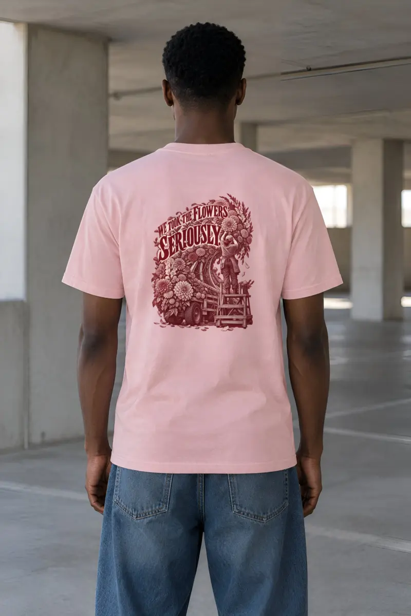 "We Took The Flowers Seriously" Heavyweight Unisex Crewneck T-shirt