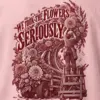 "We Took The Flowers Seriously" Heavyweight Unisex Crewneck T-shirt