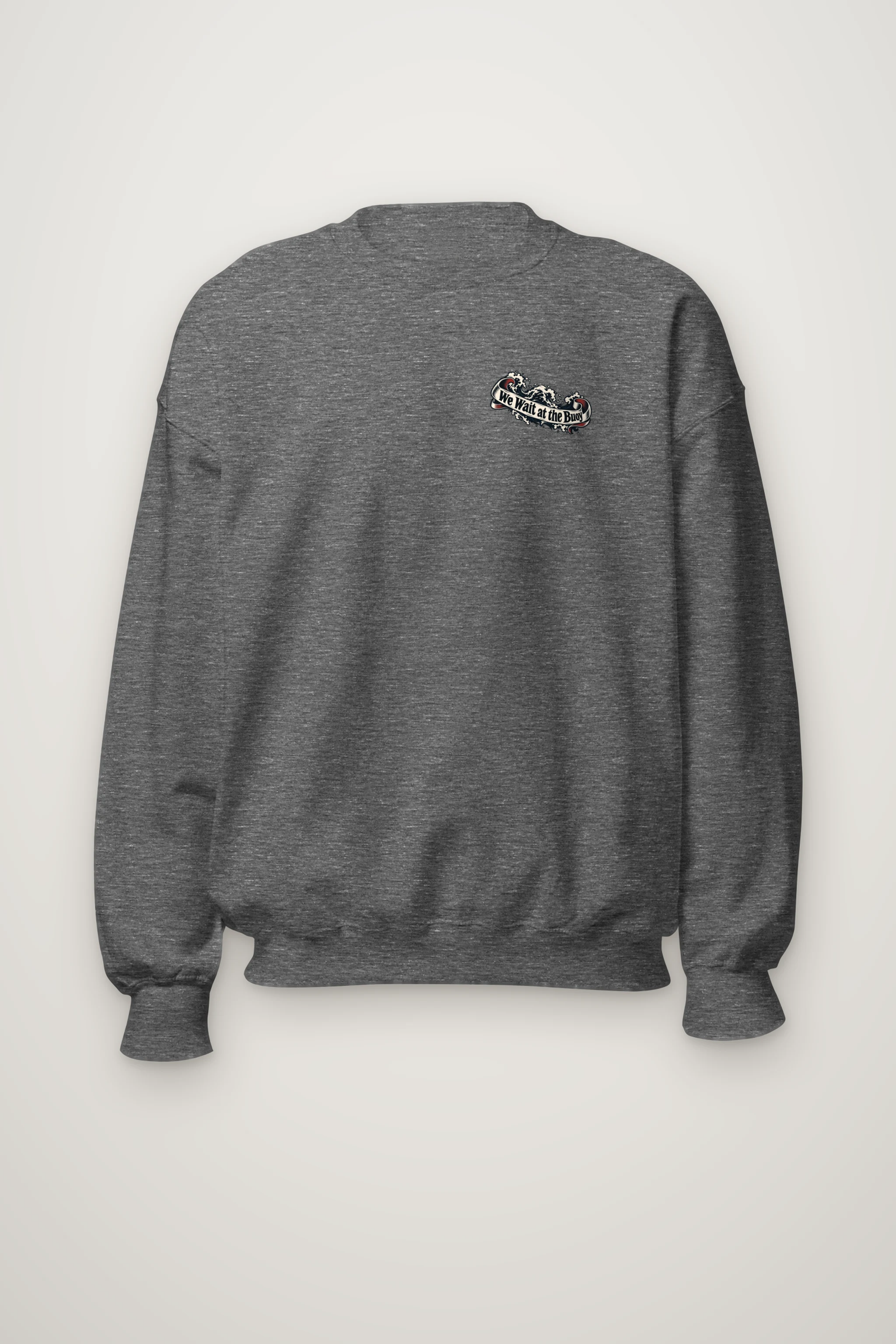 "We Wait at the Buoy" Heavy Blend Unisex Crewneck Sweatshirt