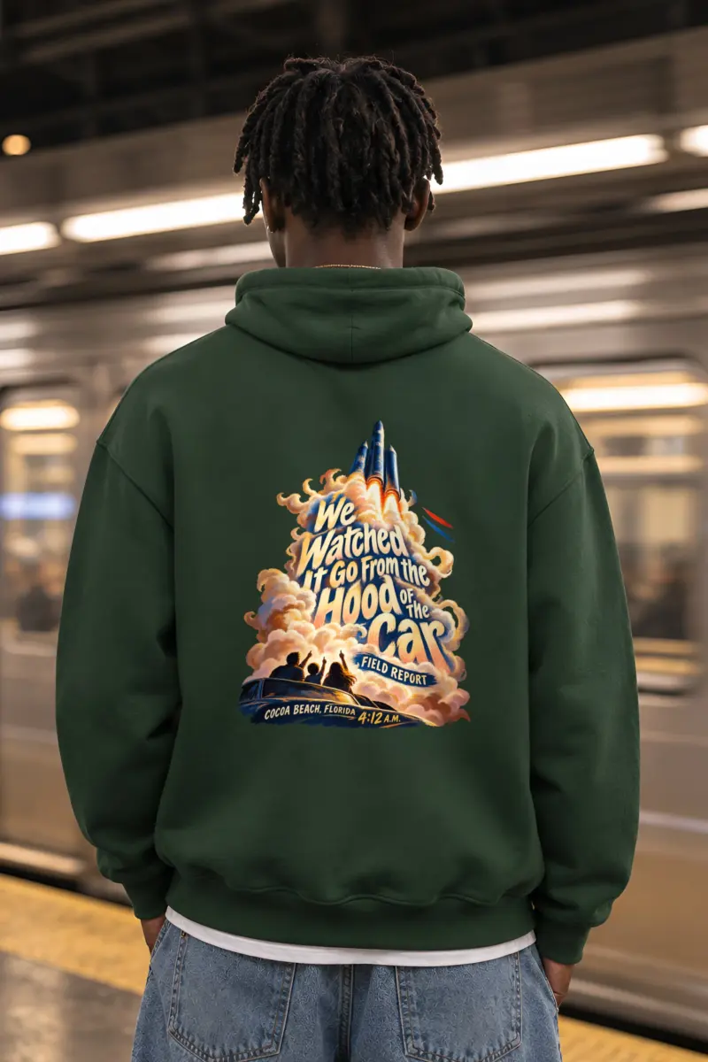 “We Watched It Go” Heavy Blend Unisex Pullover Hoodie