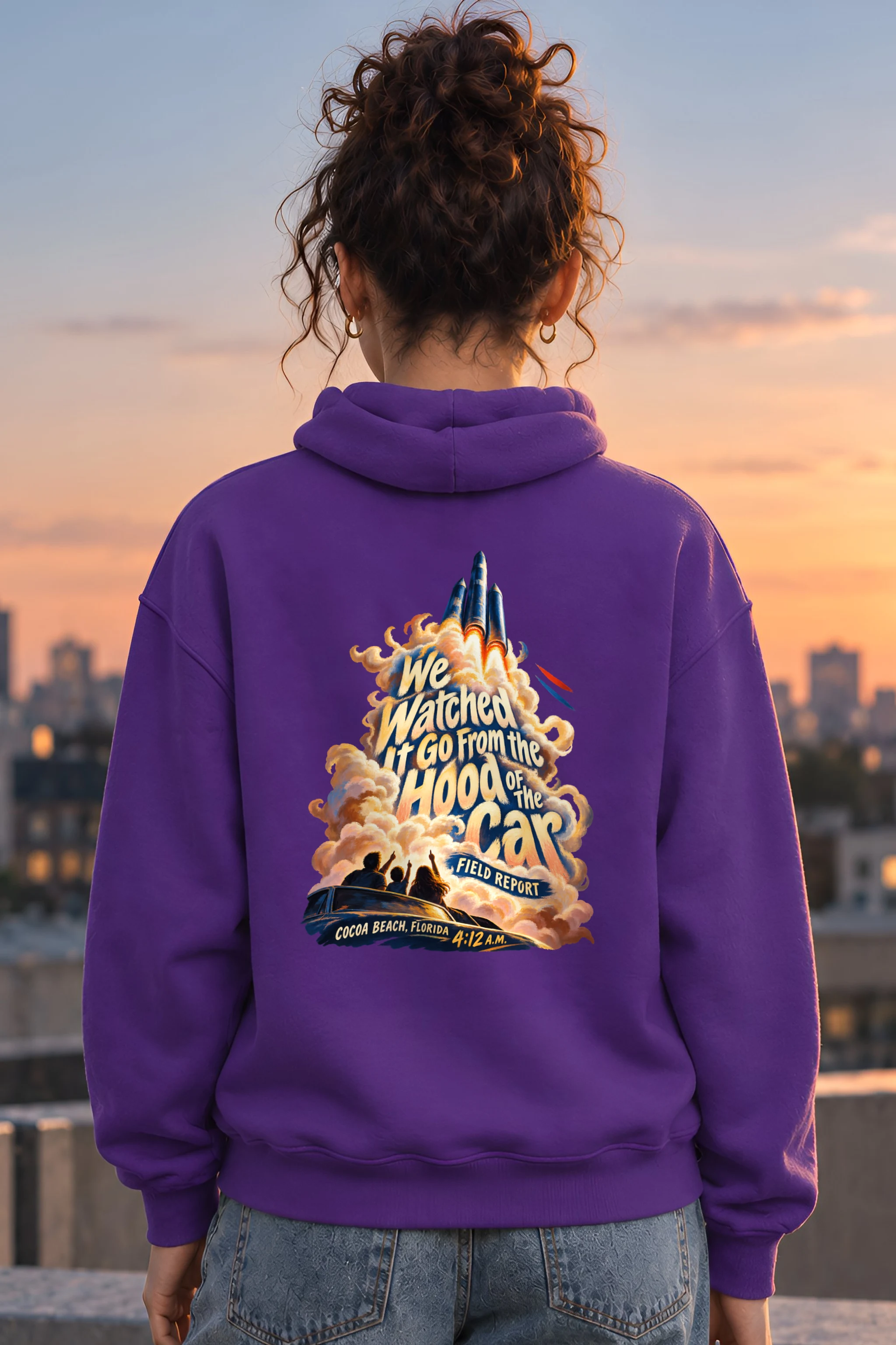"We Watched It Go" Heavy Blend Unisex Pullover Hoodie