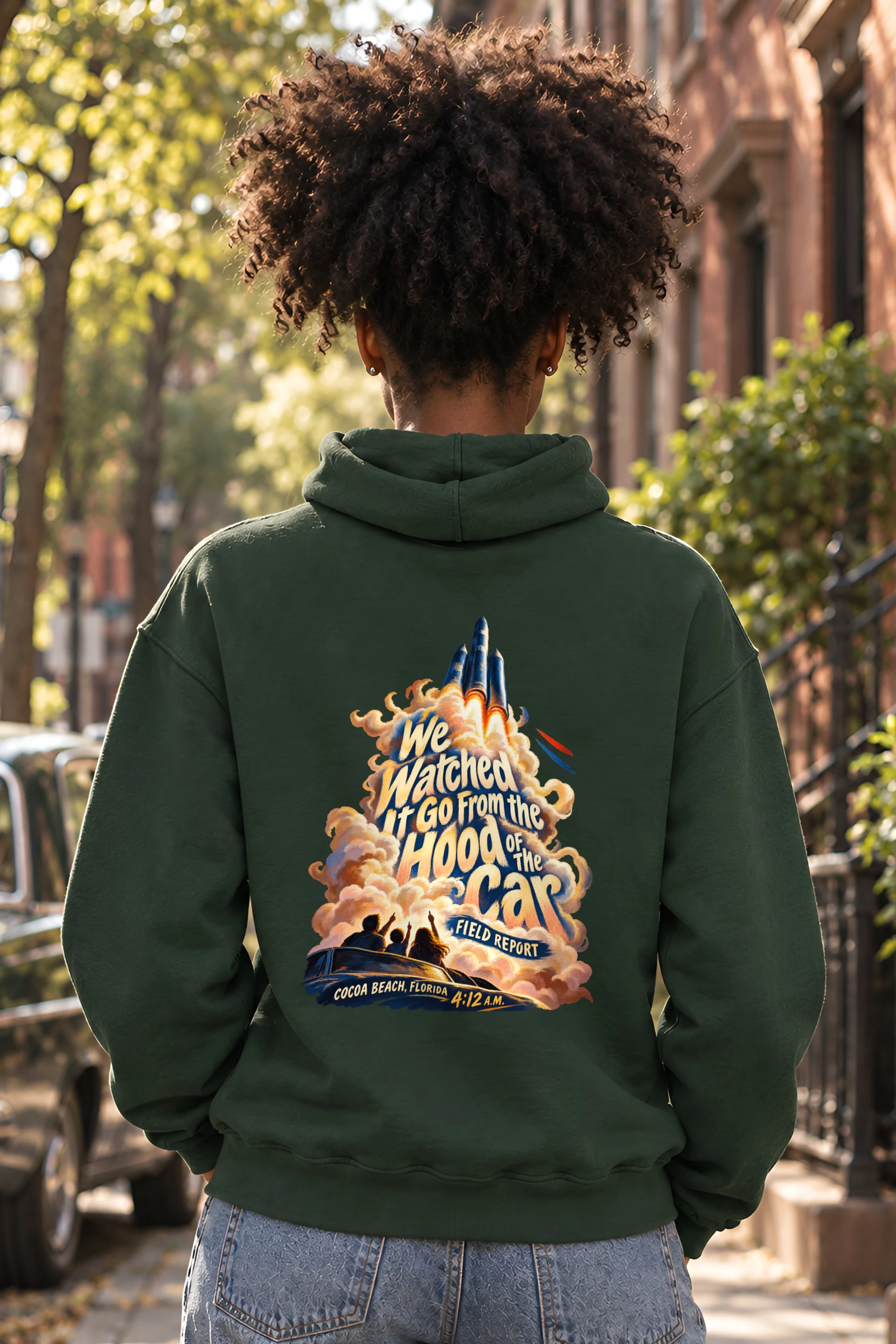 "We Watched It Go" Heavy Blend Unisex Pullover Hoodie