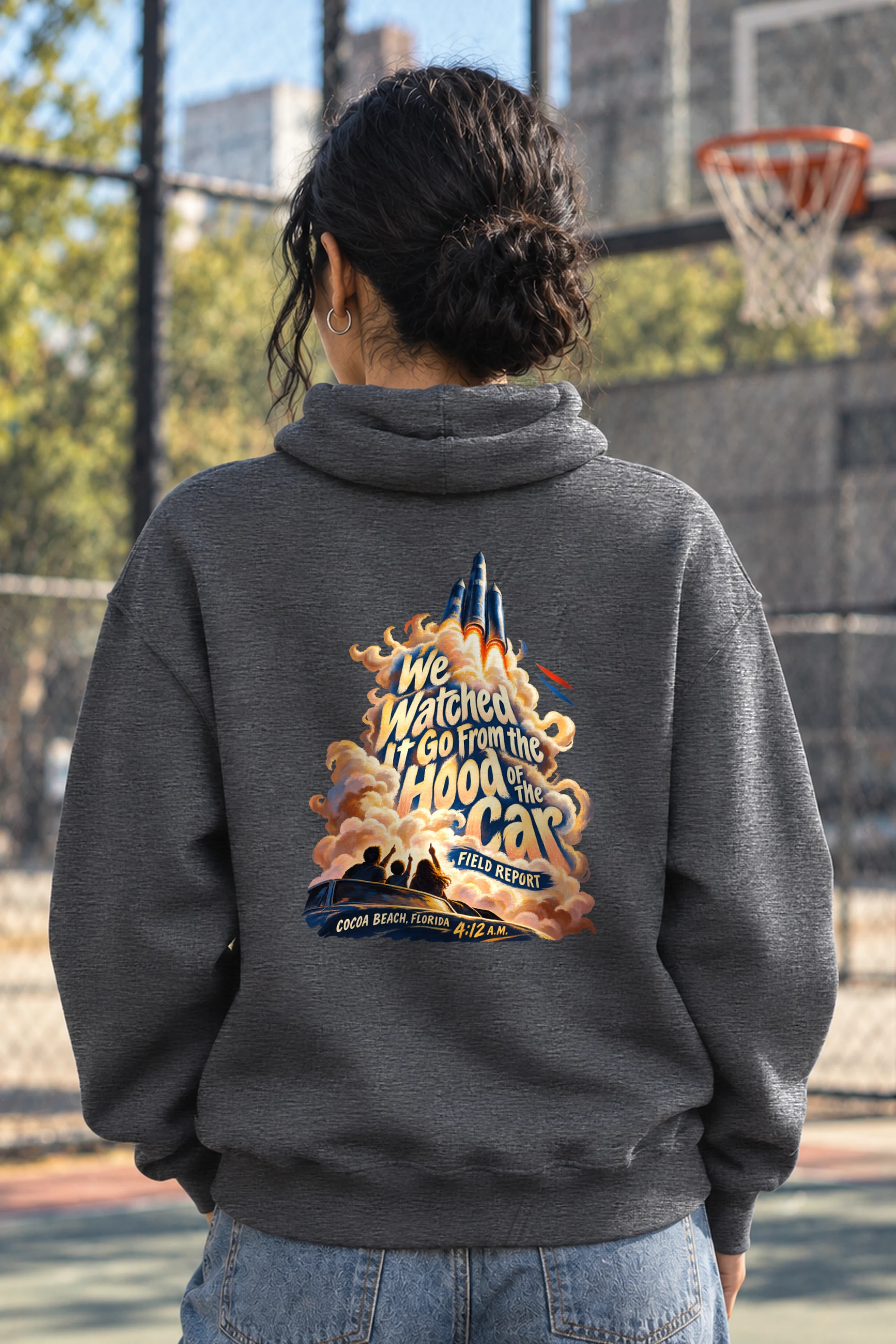 "We Watched It Go" Heavy Blend Unisex Pullover Hoodie