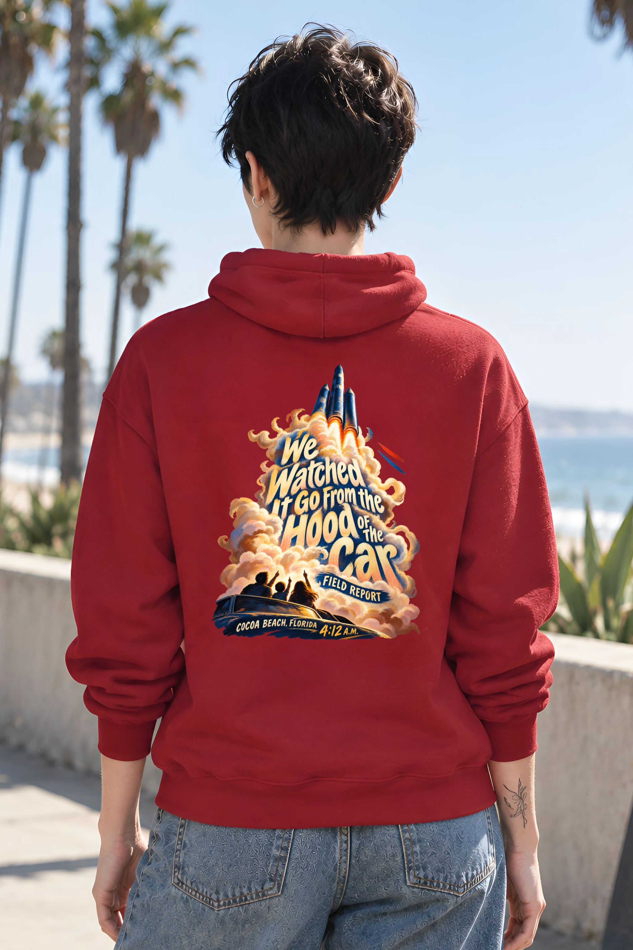 "We Watched It Go" Heavy Blend Unisex Pullover Hoodie
