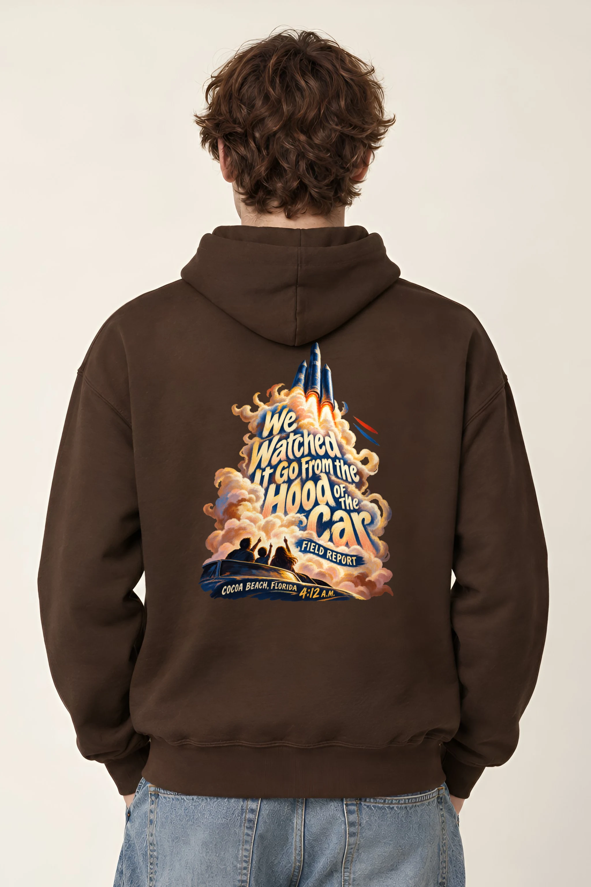 "We Watched It Go" Heavy Blend Unisex Pullover Hoodie