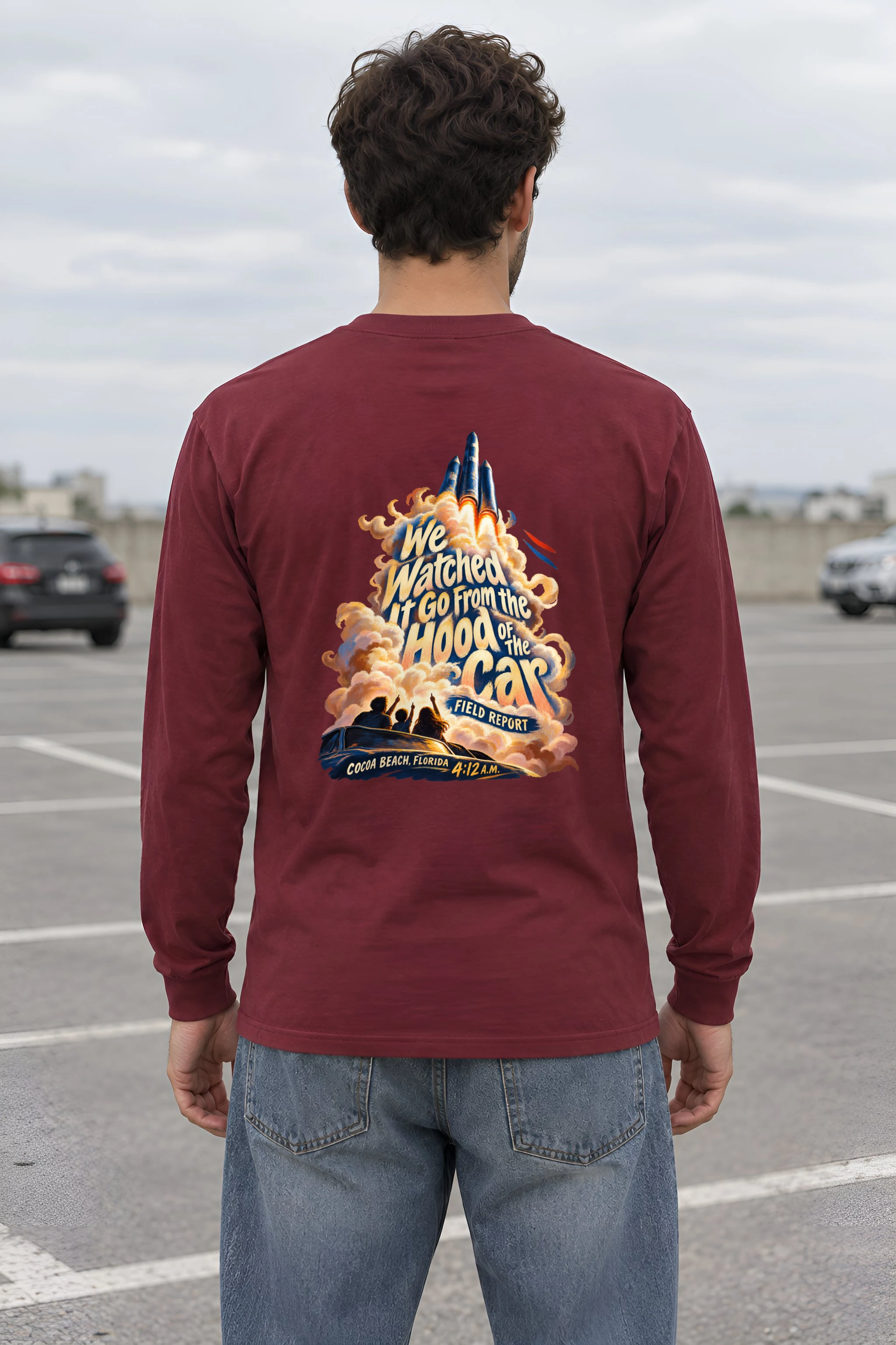 "We Watched It Go" Unisex Longsleeve T-shirt