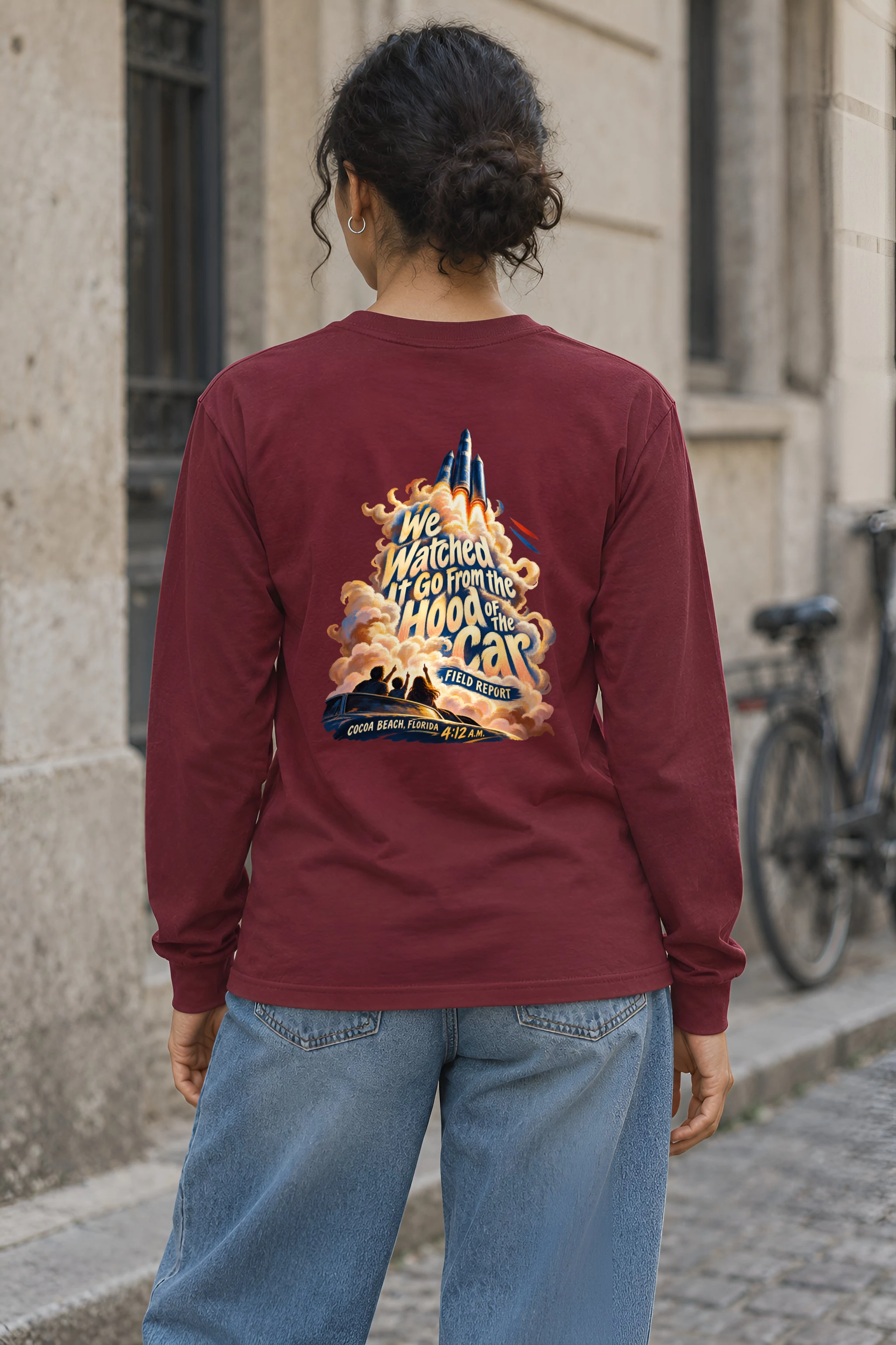 "We Watched It Go" Unisex Longsleeve T-shirt