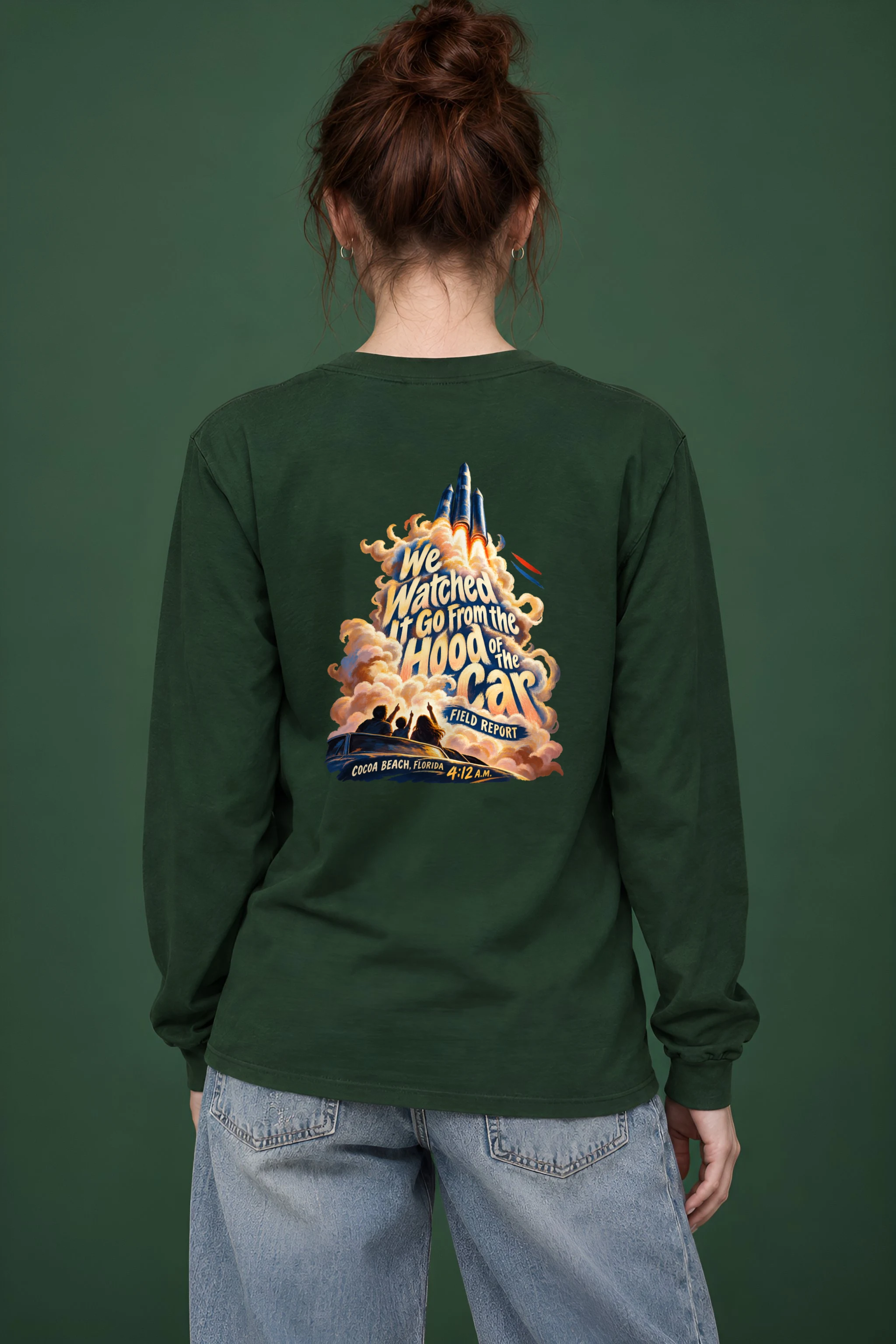 "We Watched It Go" Unisex Longsleeve T-shirt