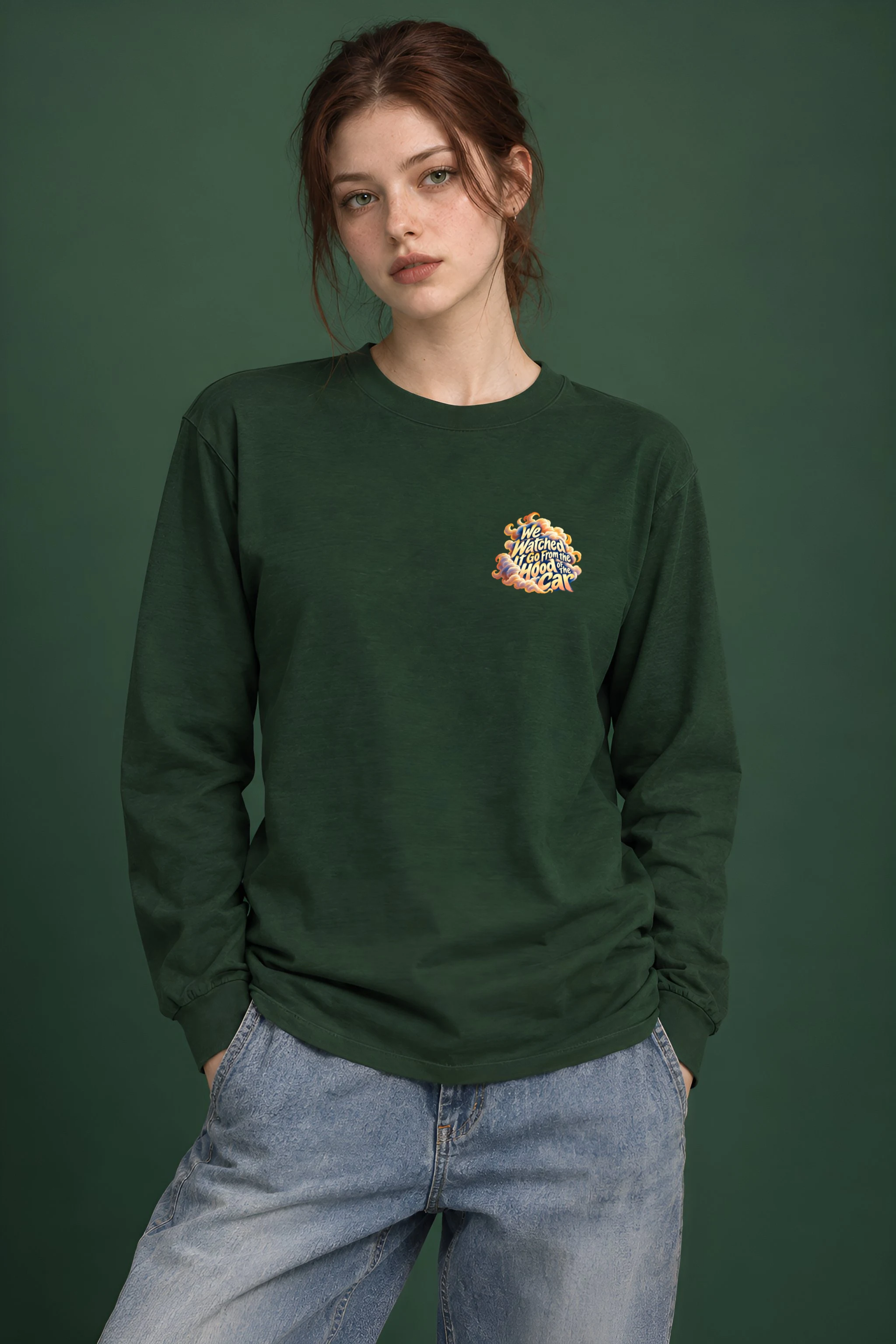 "We Watched It Go" Unisex Longsleeve T-shirt