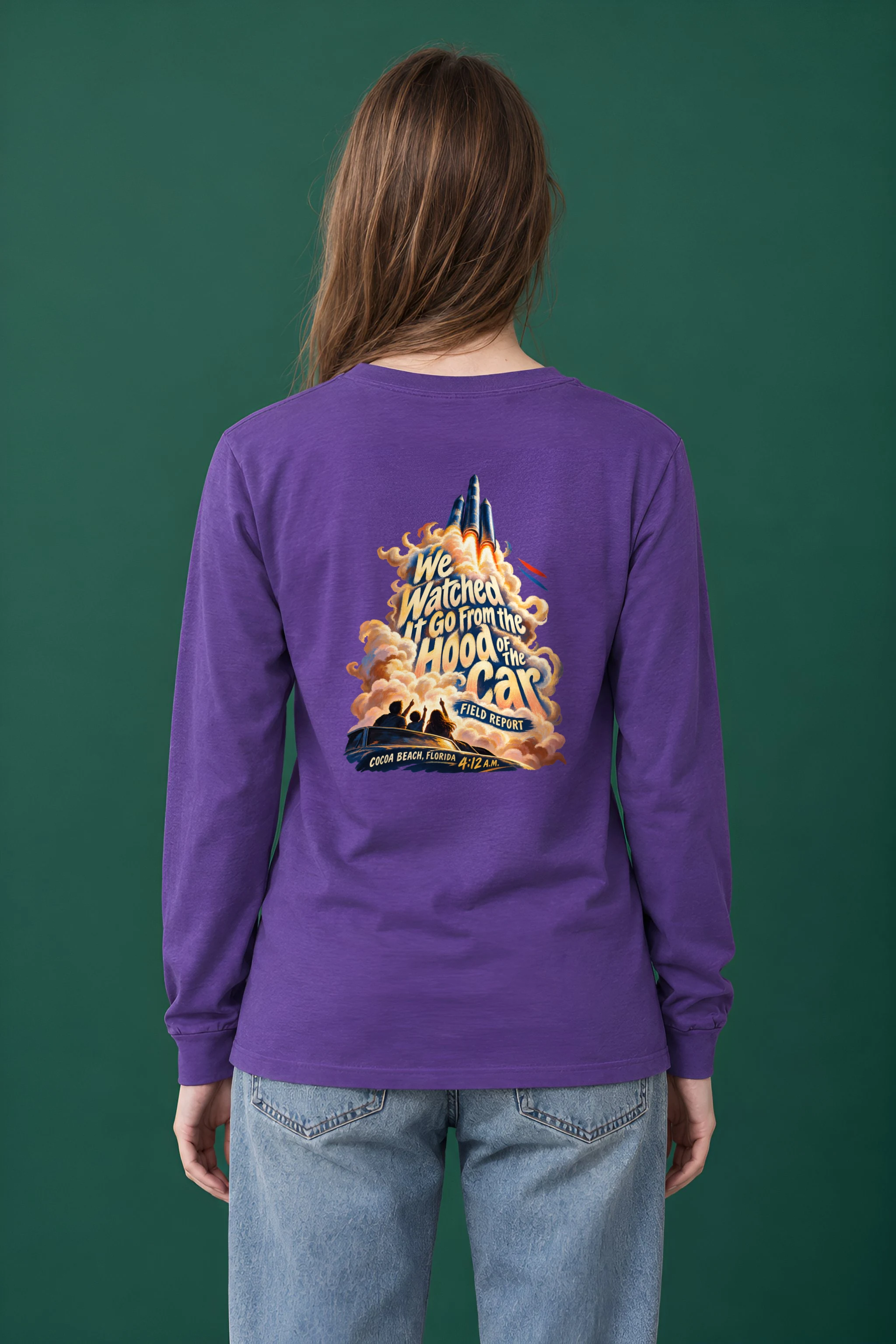 "We Watched It Go" Unisex Longsleeve T-shirt