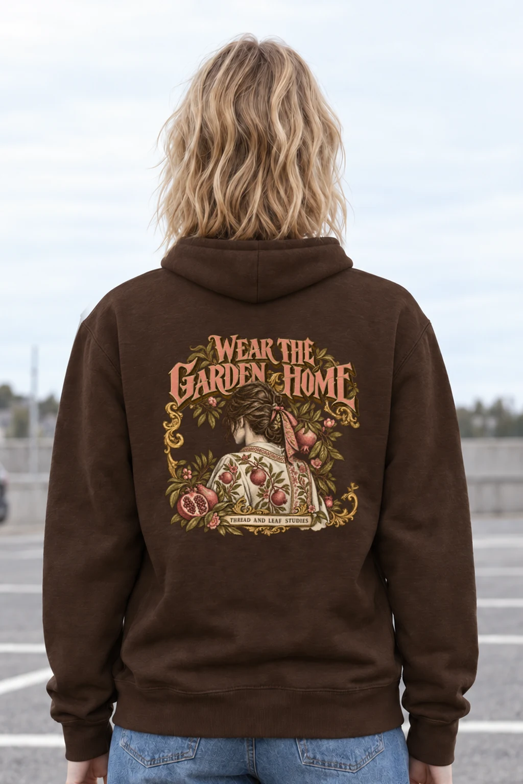 "Wear the Garden Home" Heavy Blend Unisex Pullover Hoodie