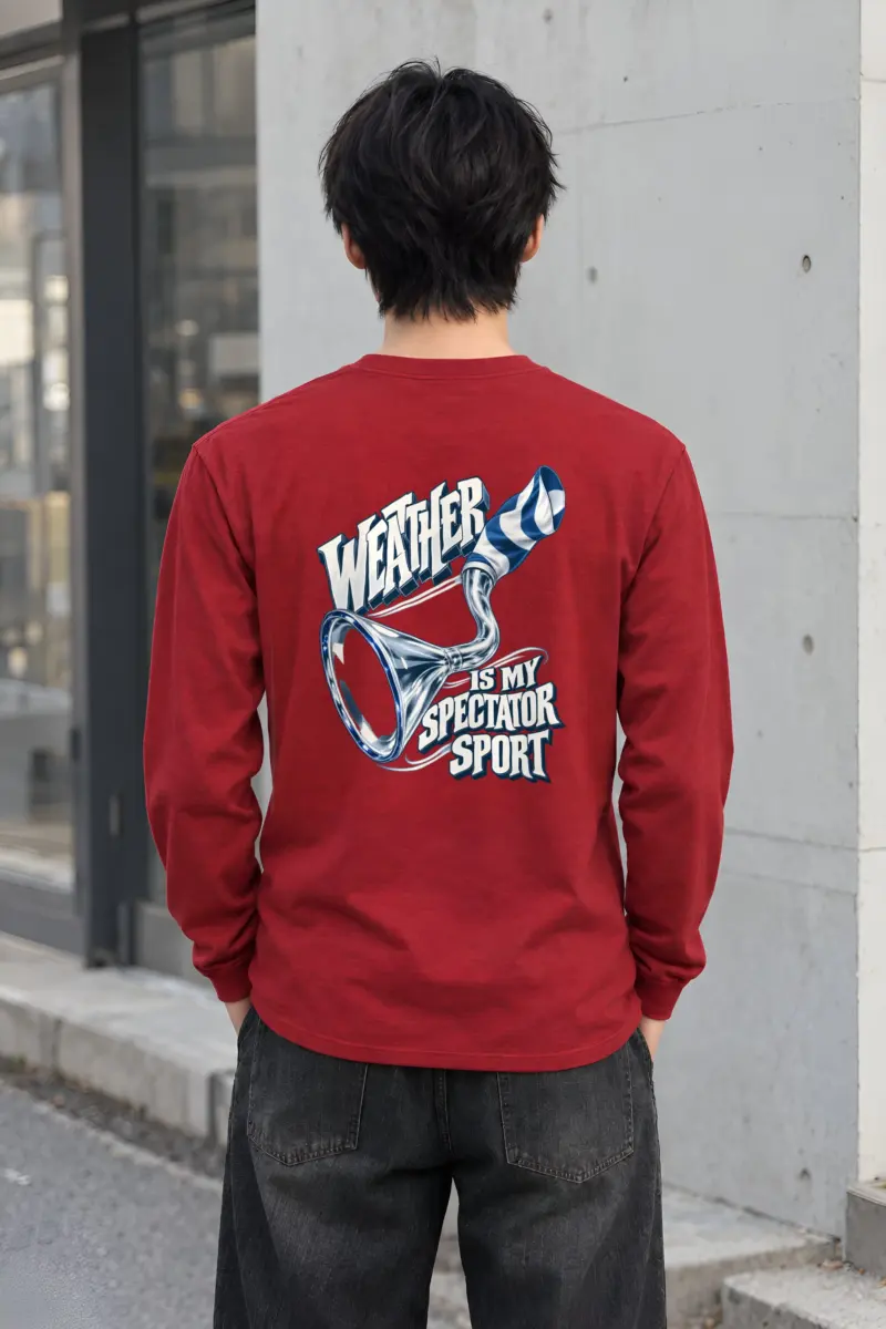 “Weather Is My Spectator Sport” Unisex Longsleeve T-shirt