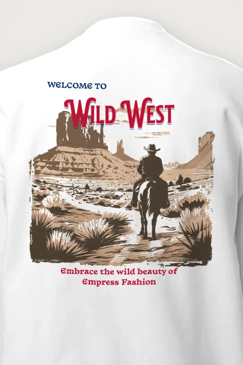 "Welcome To Wild West" Heavy Blend Unisex Crewneck Sweatshirt