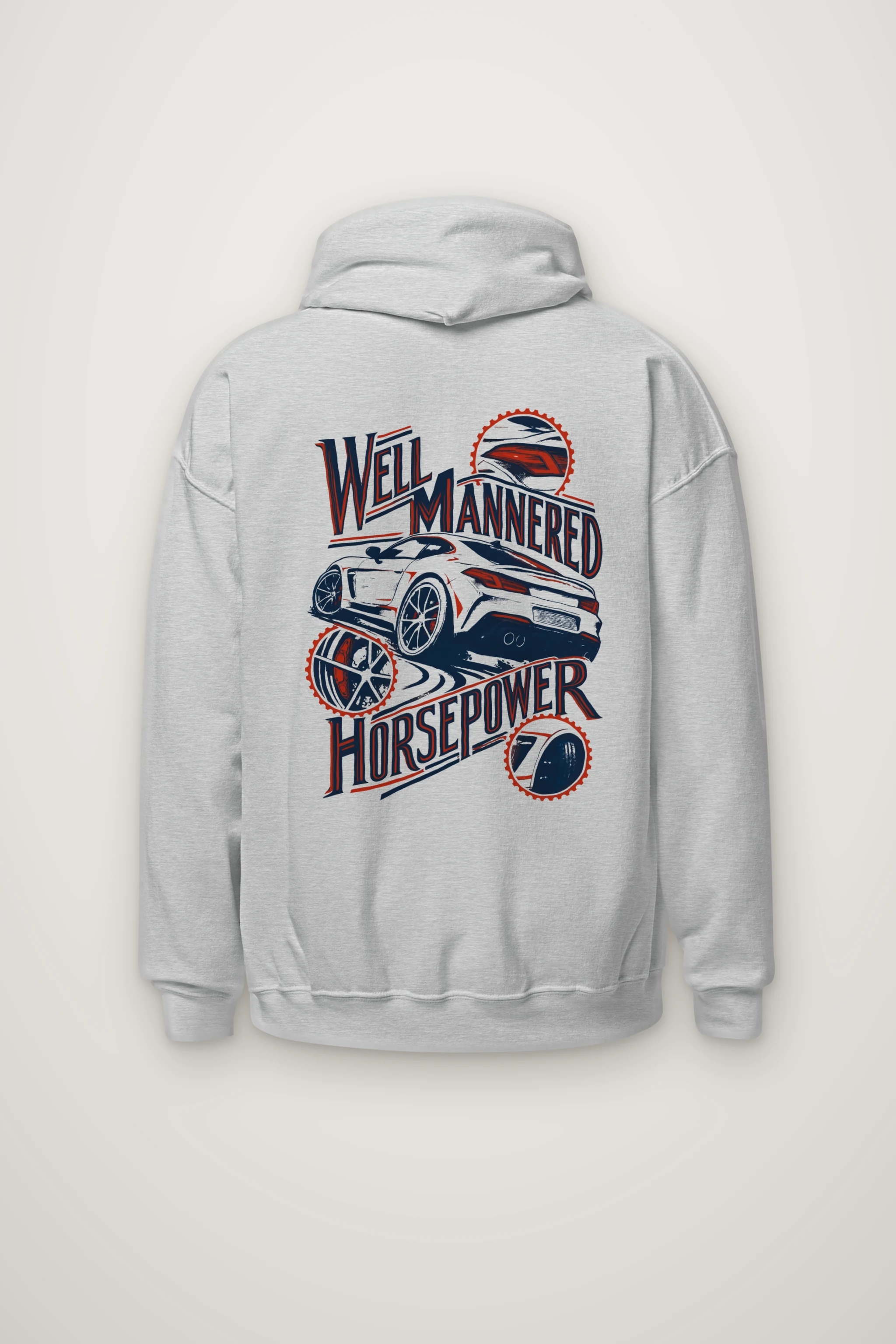 "Well Mannered Horsepower" Heavy Blend Unisex Pullover Hoodie