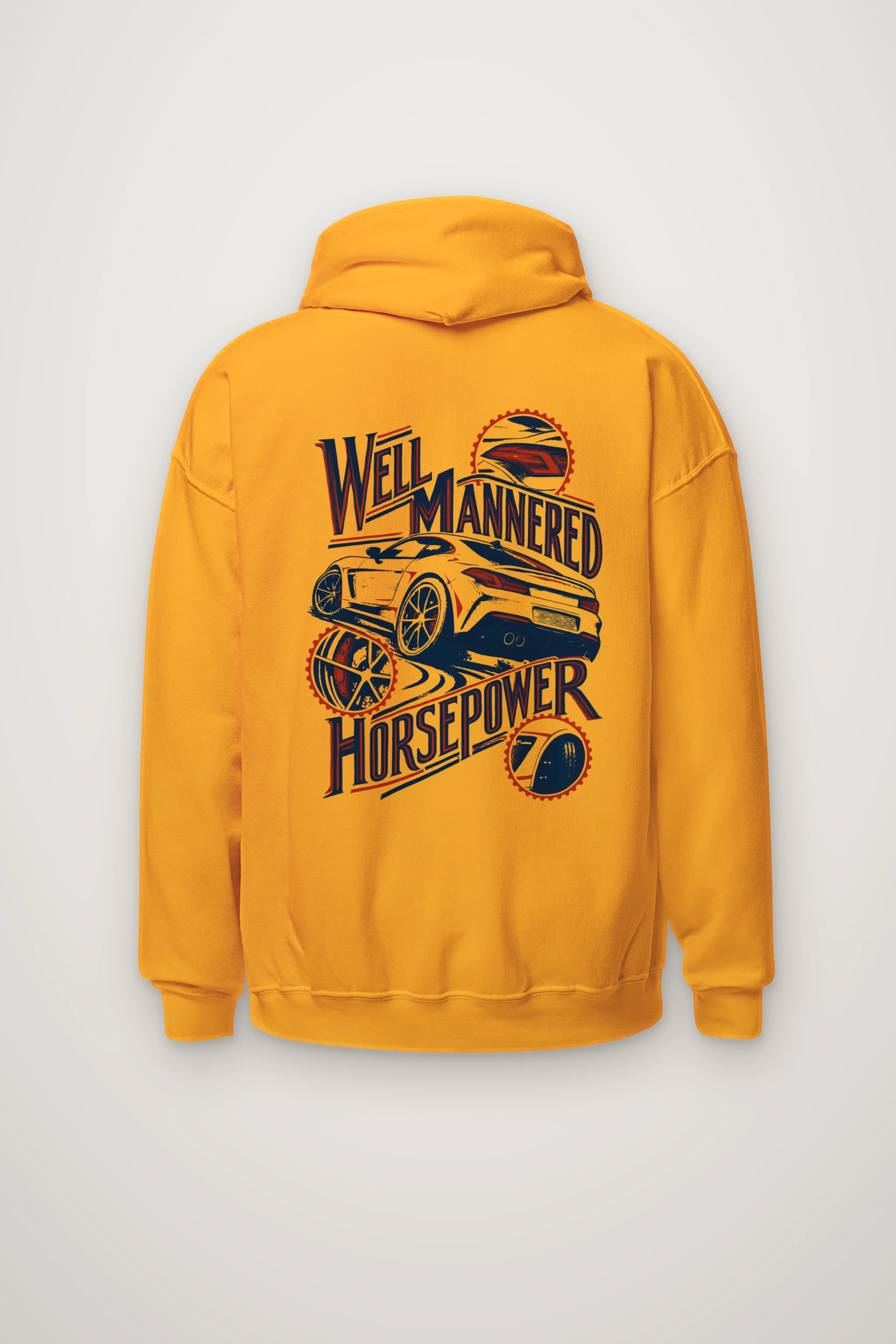 "Well Mannered Horsepower" Heavy Blend Unisex Pullover Hoodie