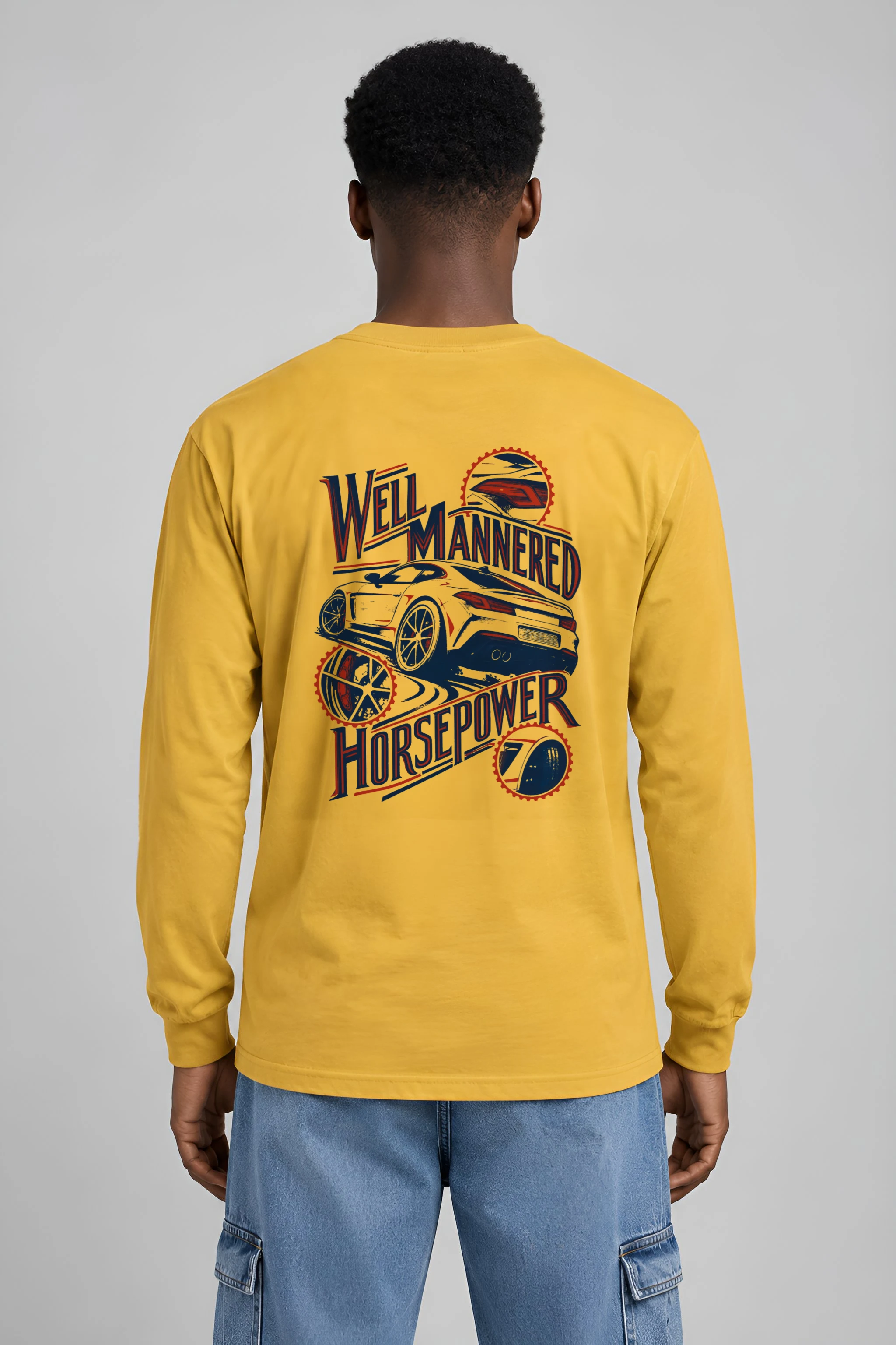 "Well Mannered Horsepower" Unisex Longsleeve T-shirt