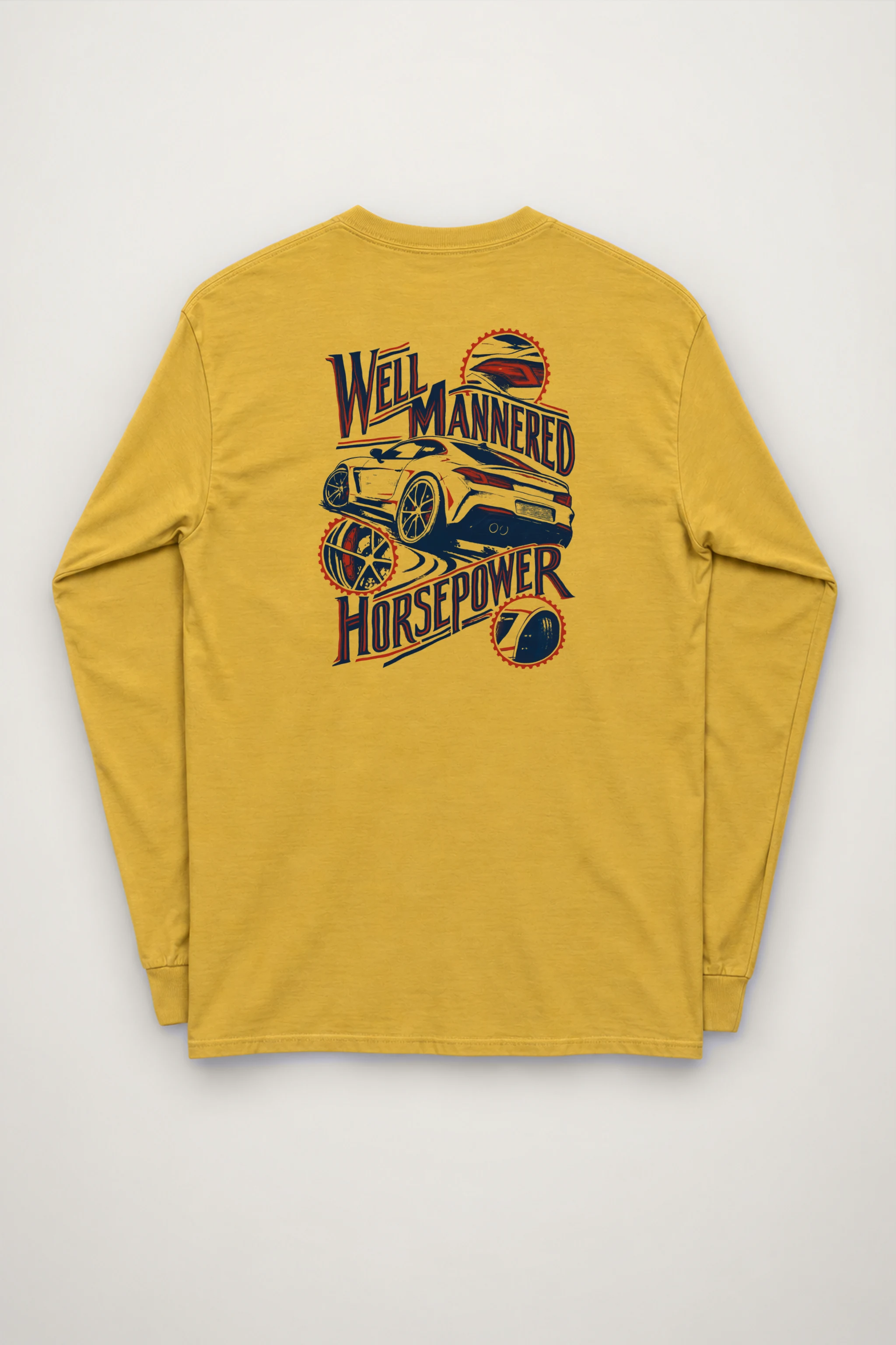 "Well Mannered Horsepower" Unisex Longsleeve T-shirt