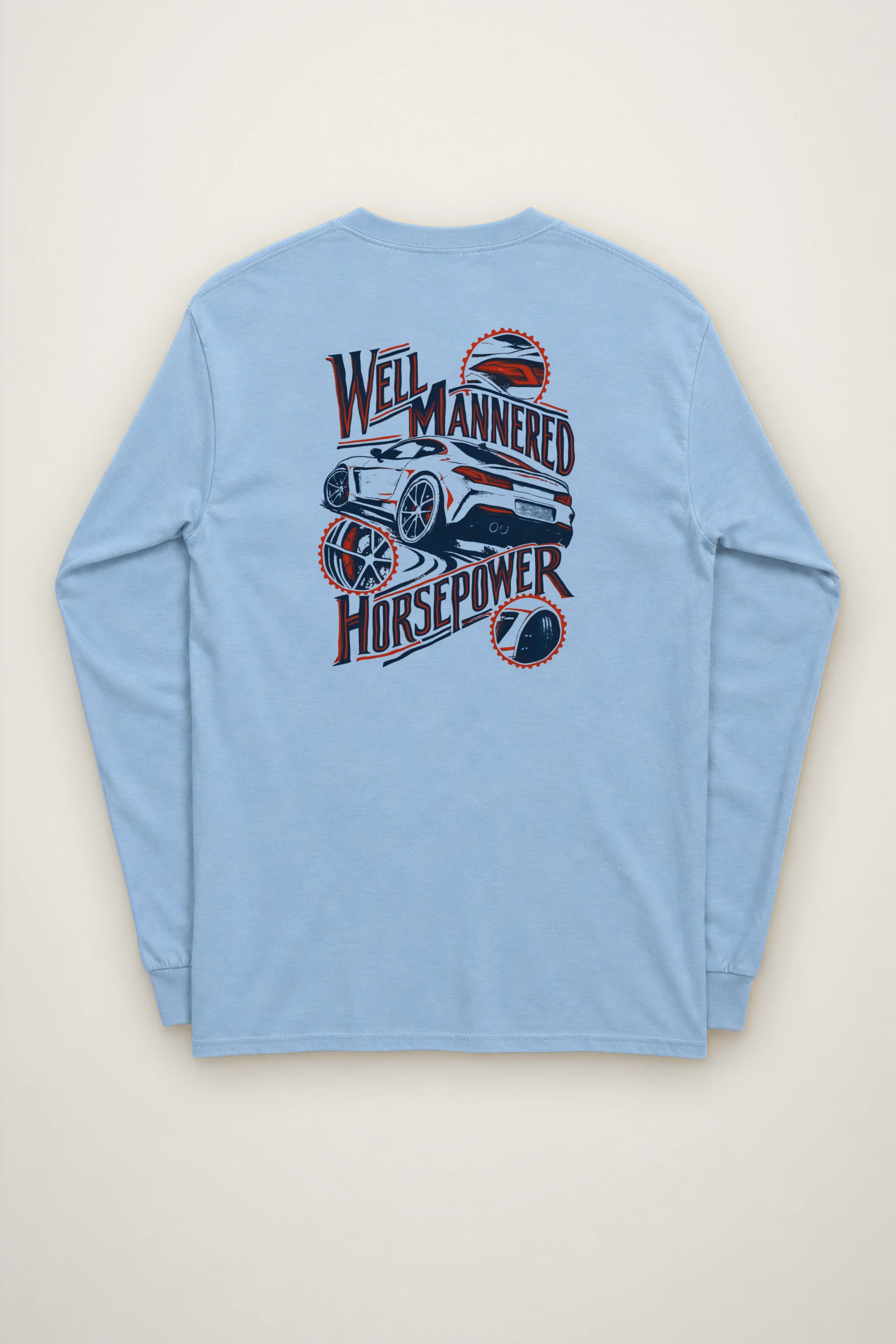 "Well Mannered Horsepower" Unisex Longsleeve T-shirt