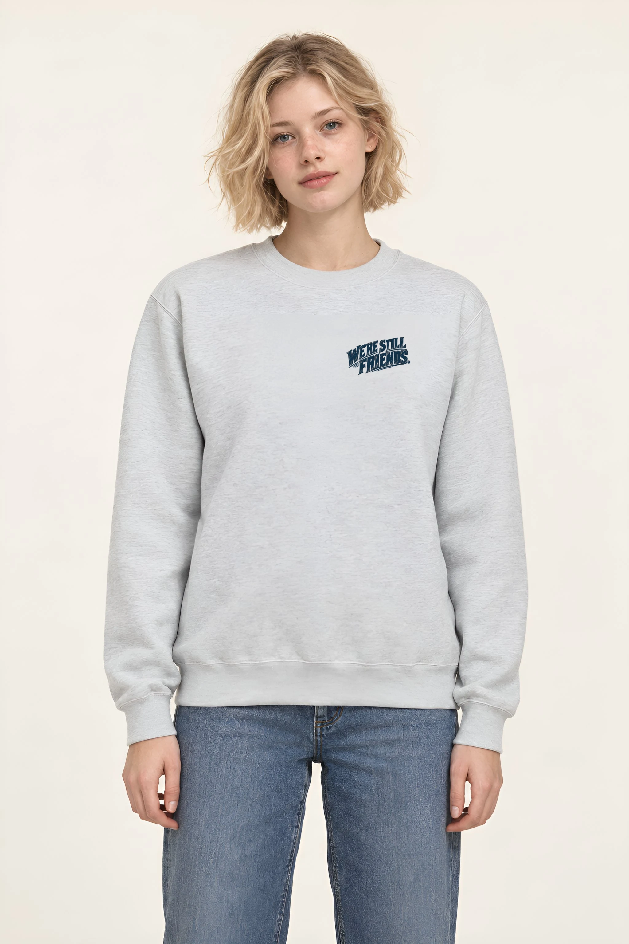 "We're Still Friends Floor It" Heavy Blend Unisex Crewneck Sweatshirt