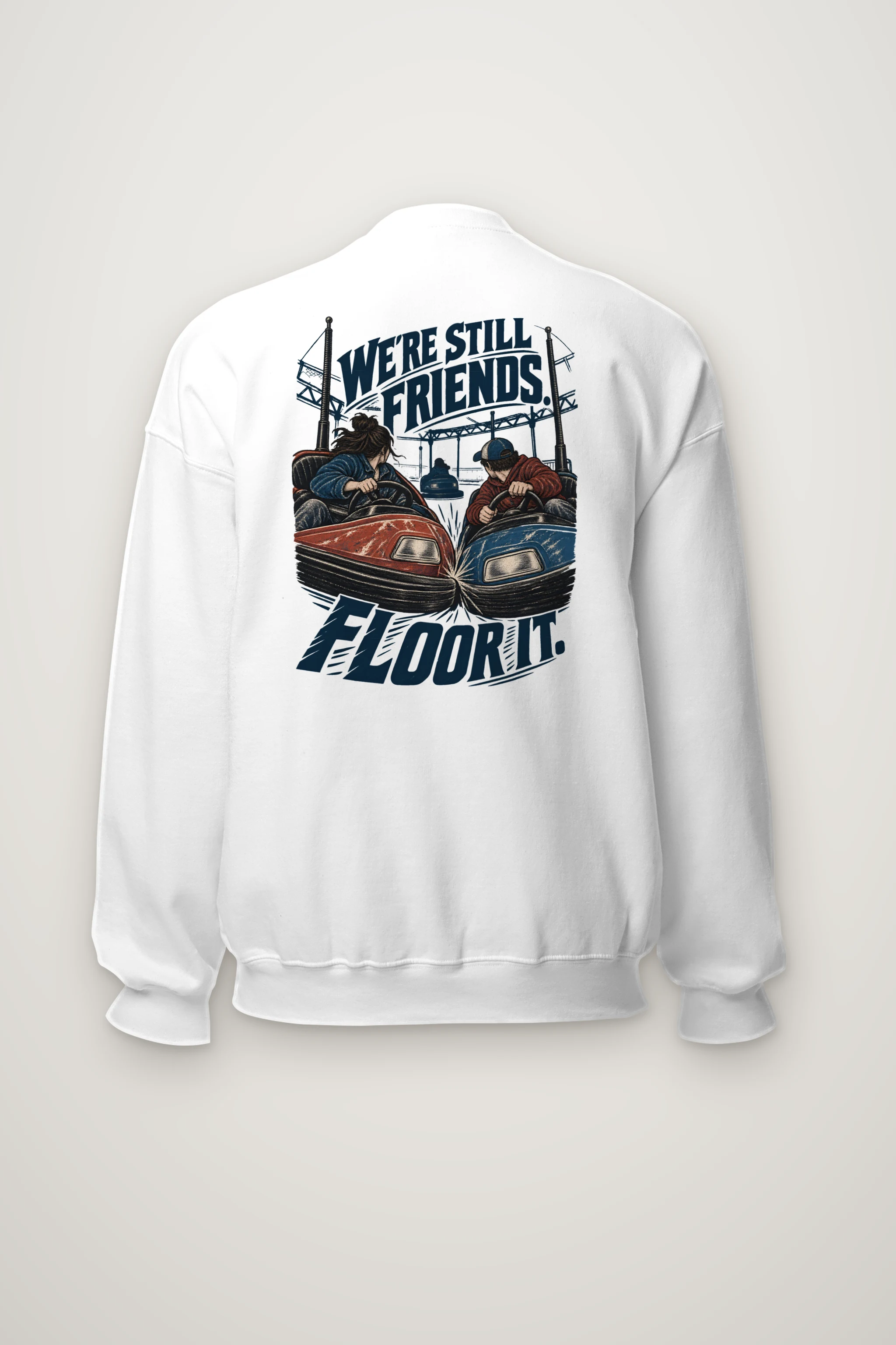 "We're Still Friends Floor It" Heavy Blend Unisex Crewneck Sweatshirt