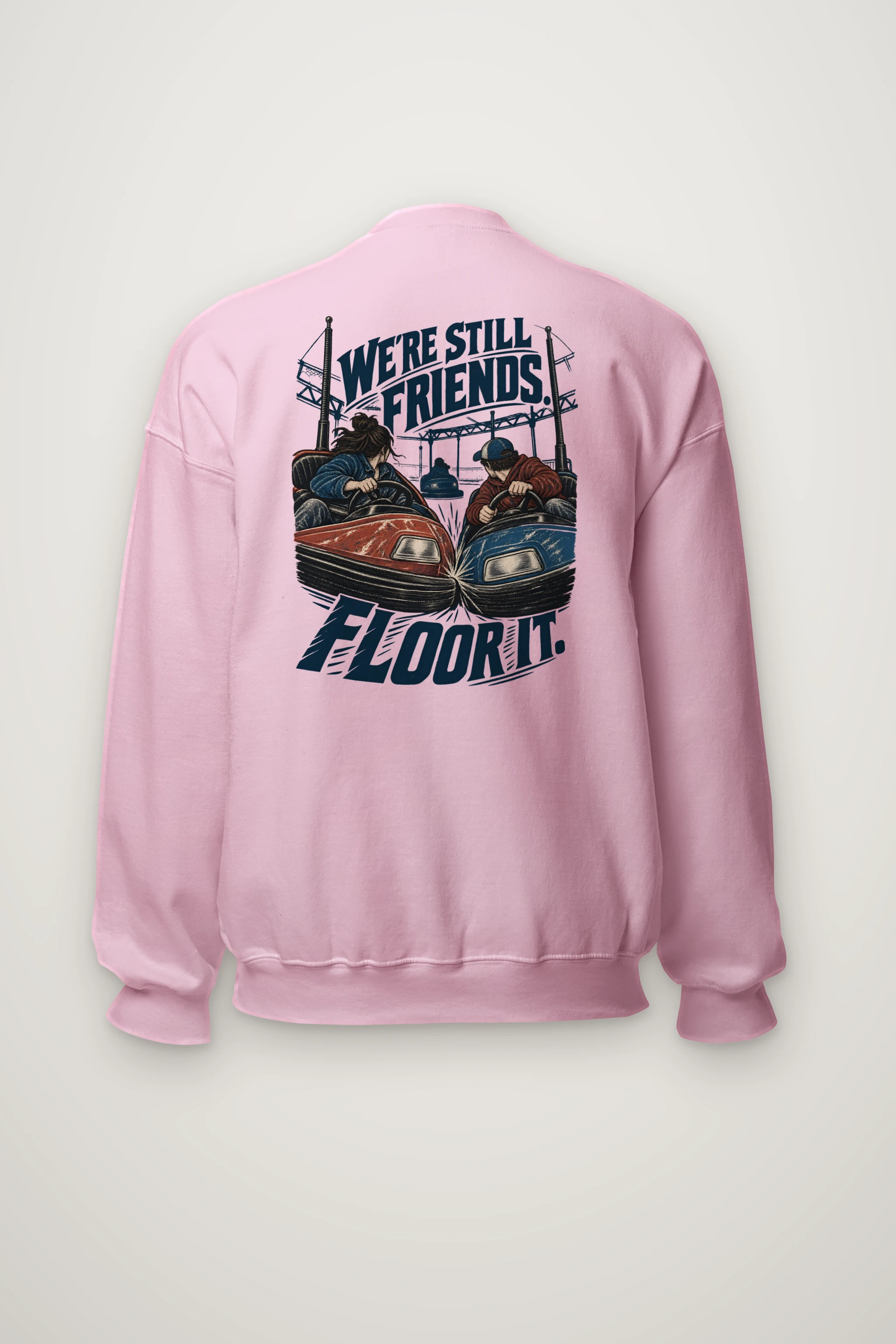 "We're Still Friends Floor It" Heavy Blend Unisex Crewneck Sweatshirt