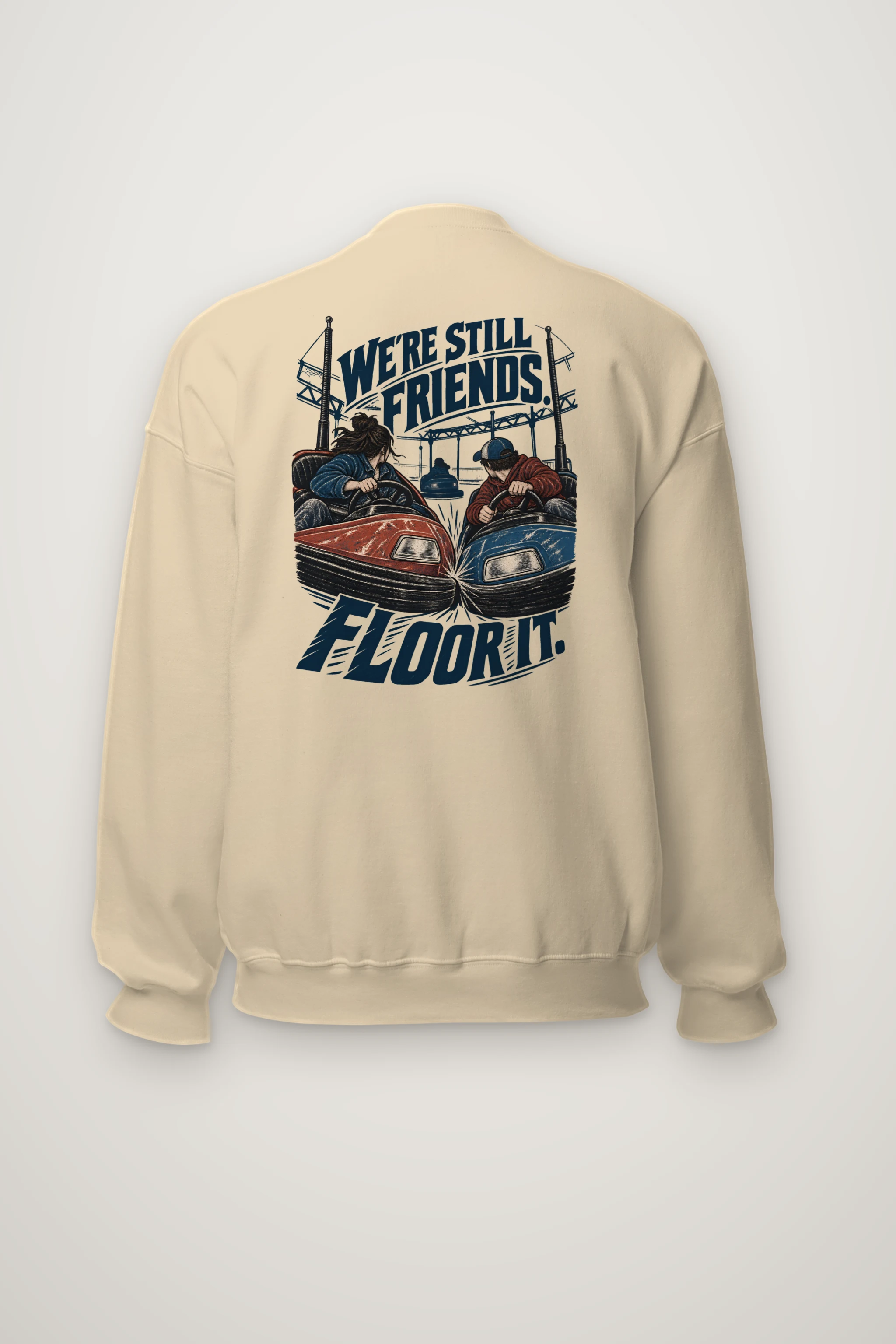 "We're Still Friends Floor It" Heavy Blend Unisex Crewneck Sweatshirt
