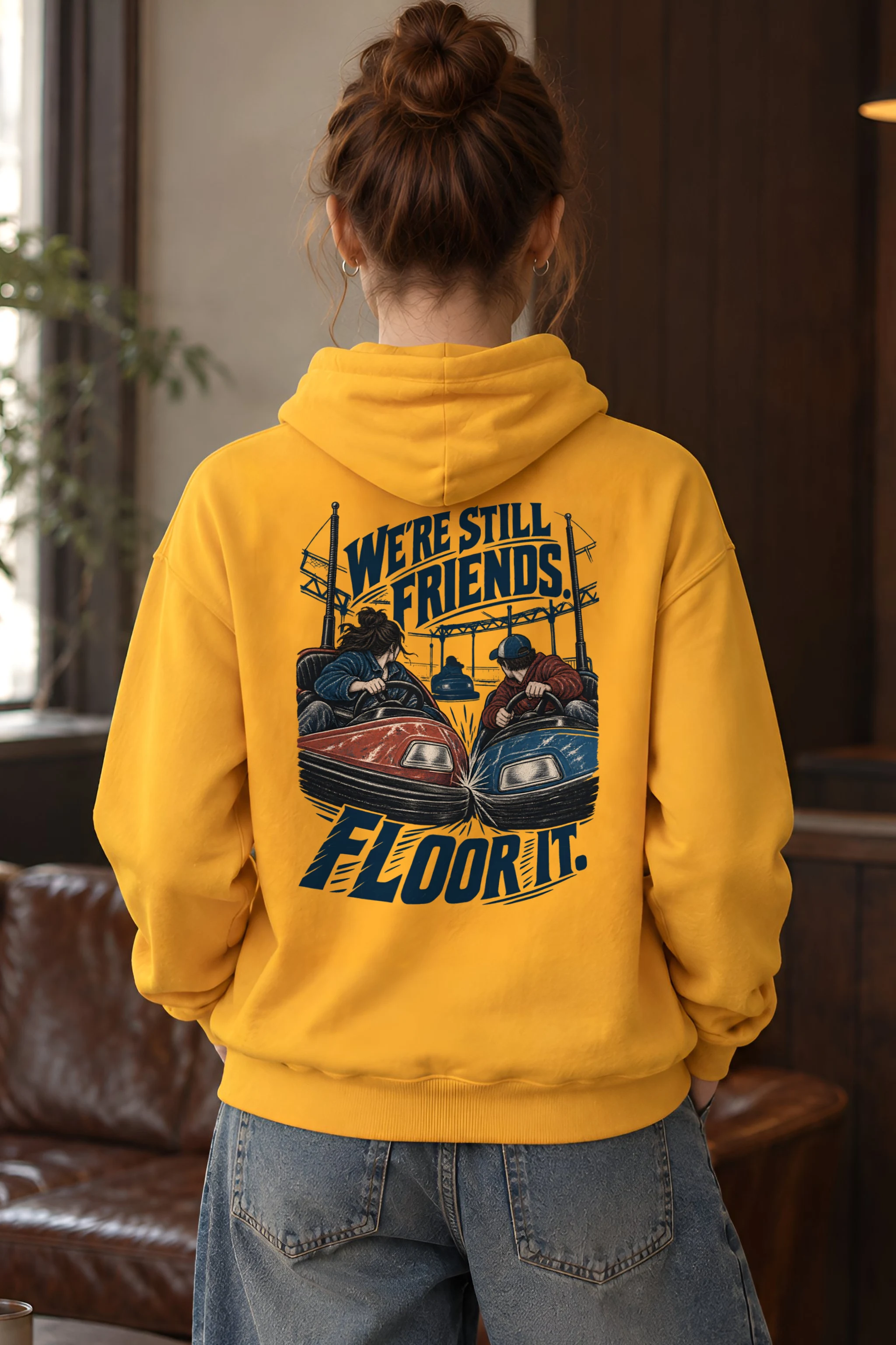 "We're Still Friends Floor It" Heavy Blend Unisex Pullover Hoodie