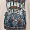 "We're Waving At People Who Can't See Us" Heavyweight Unisex Crewneck T-shirt