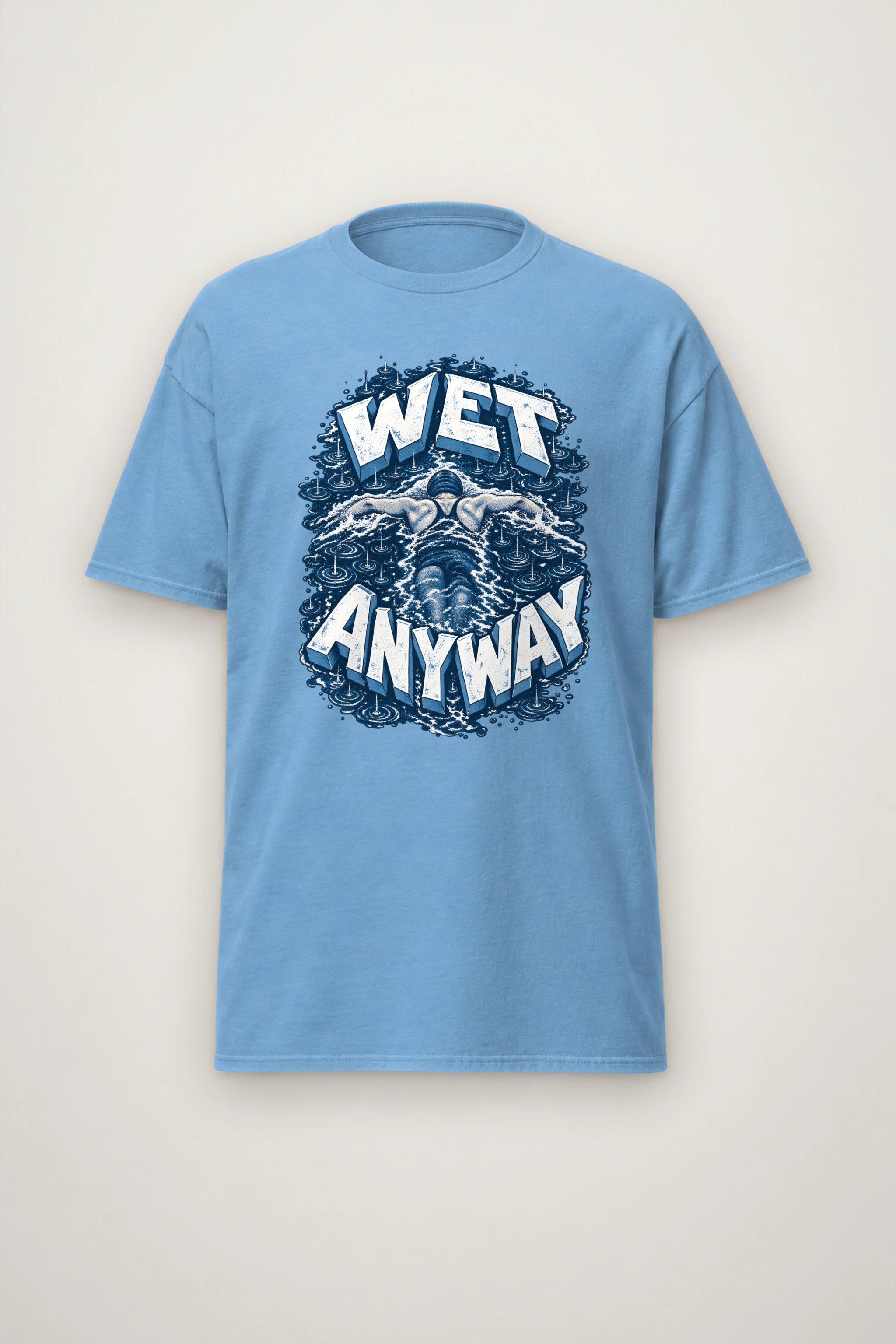 "Wet Anyway" Heavyweight Unisex Crewneck T-shirt