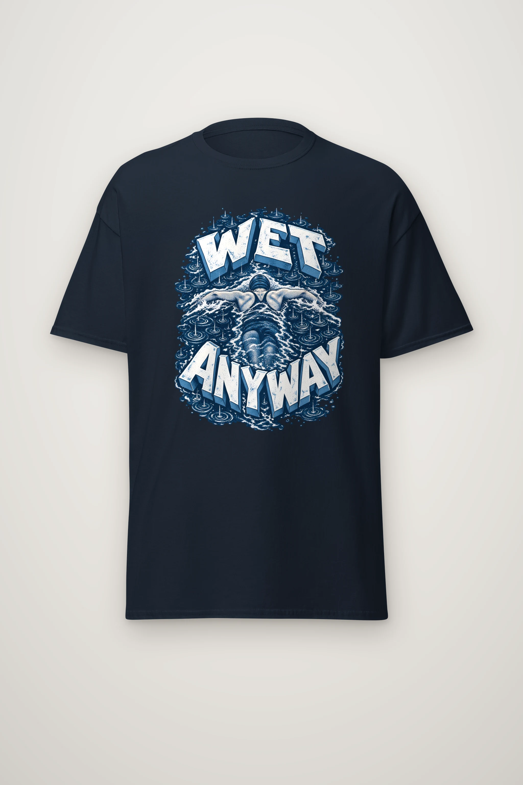 "Wet Anyway" Heavyweight Unisex Crewneck T-shirt