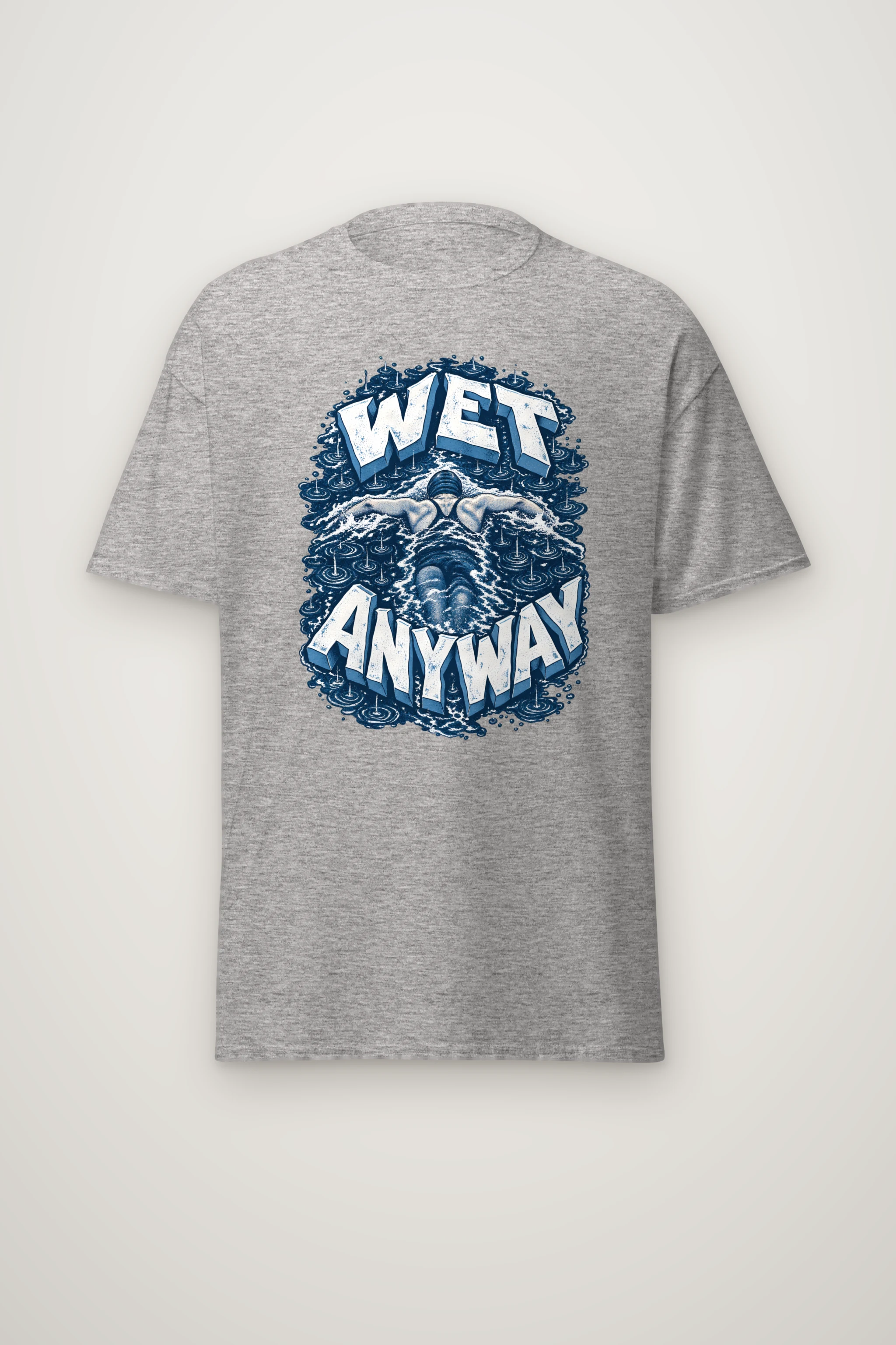 "Wet Anyway" Heavyweight Unisex Crewneck T-shirt