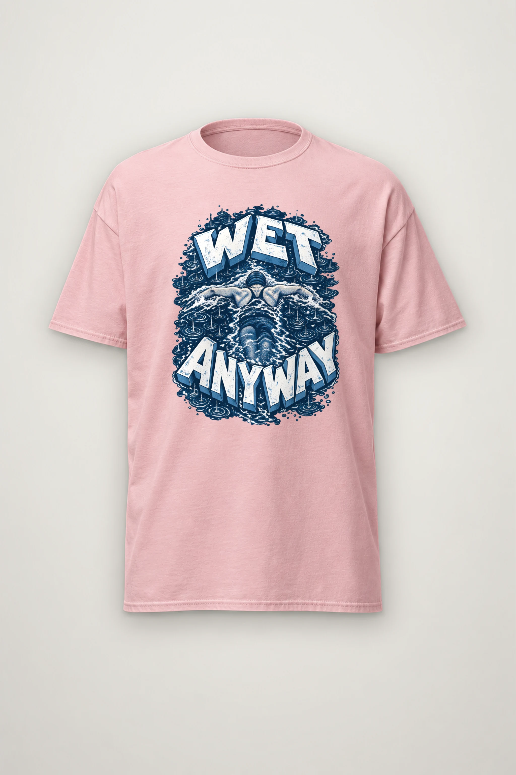 "Wet Anyway" Heavyweight Unisex Crewneck T-shirt