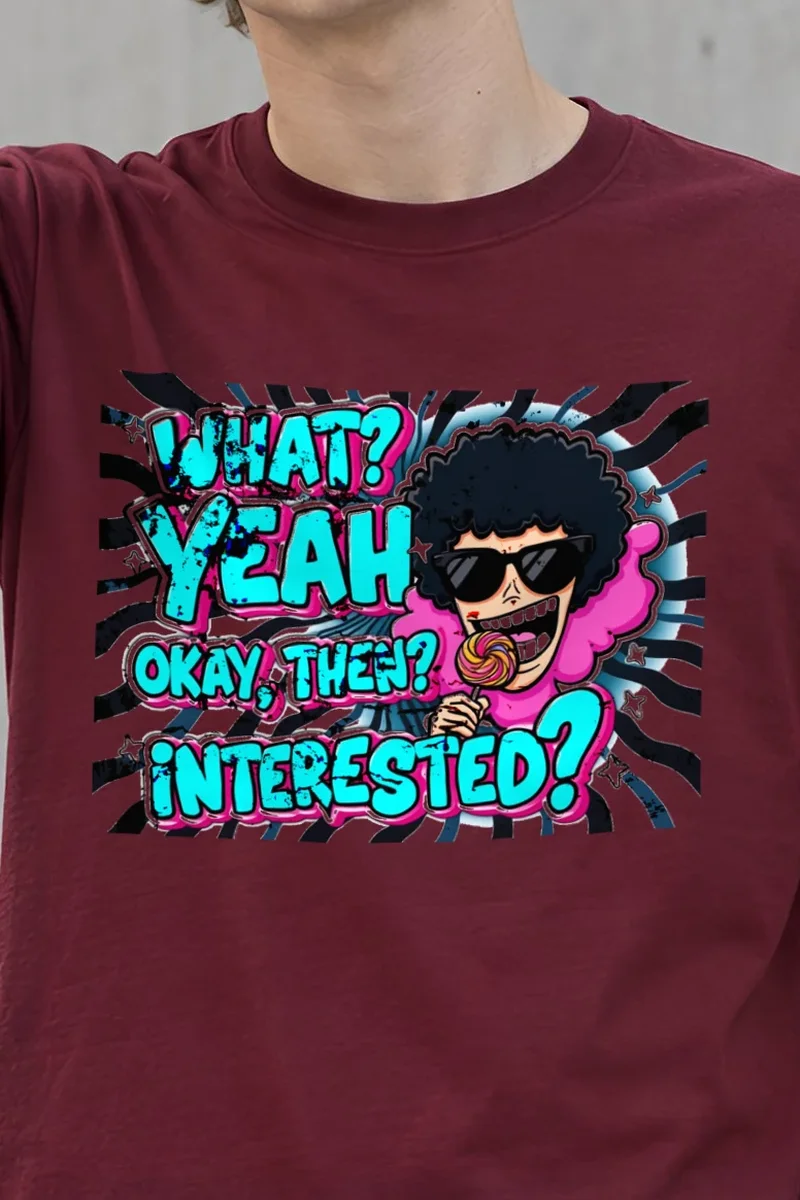 "What? Yeah Okay" Heavyweight Unisex Crewneck T-shirt