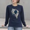 "Whelk Shell Engraving" Unisex Longsleeve T-shirt